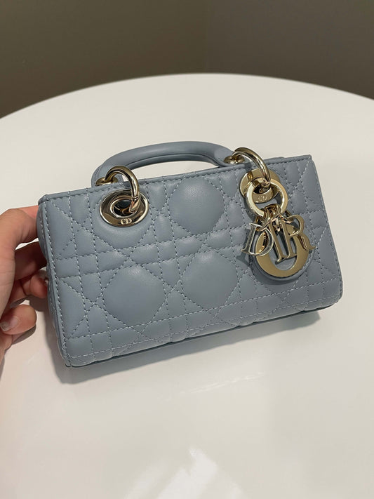 Dior Micro Lady D-Joy Bag Cloud Blue