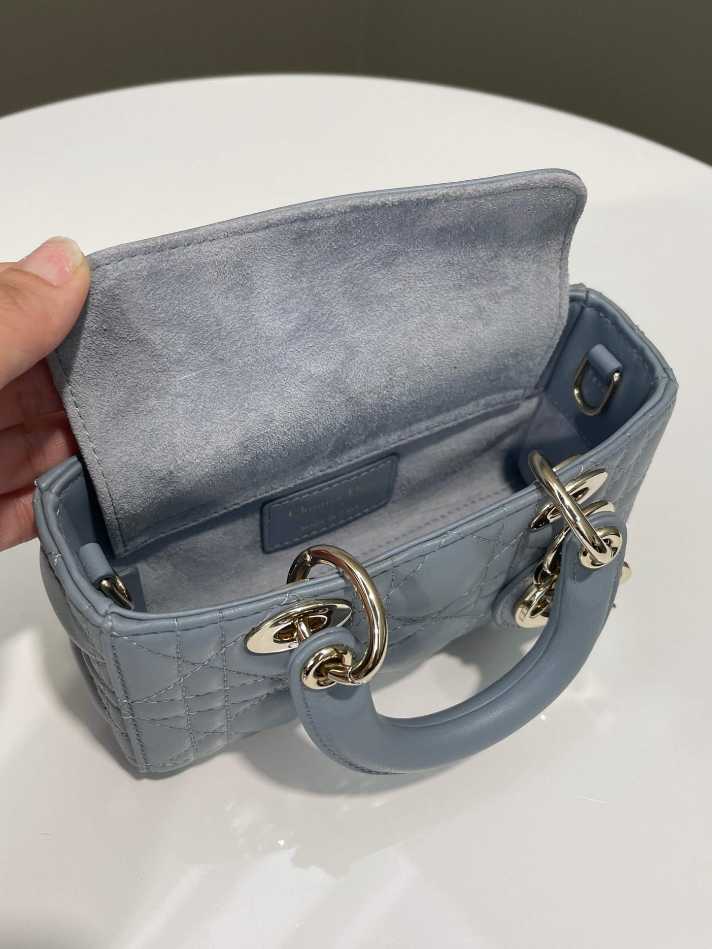 Dior Micro Lady D-Joy Bag Cloud Blue