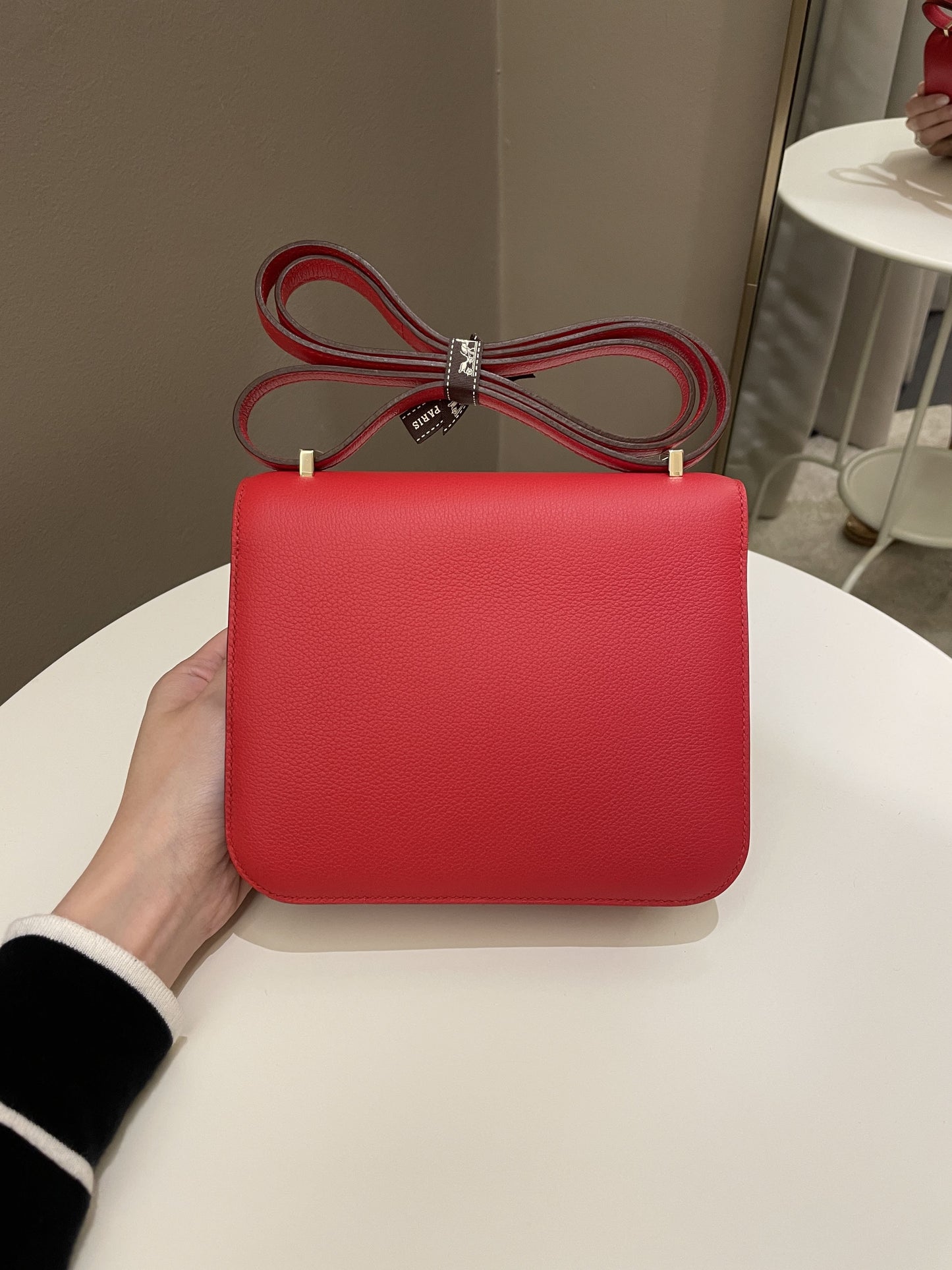 Hermes Constance 18 Rouge De Coeur Evercolor