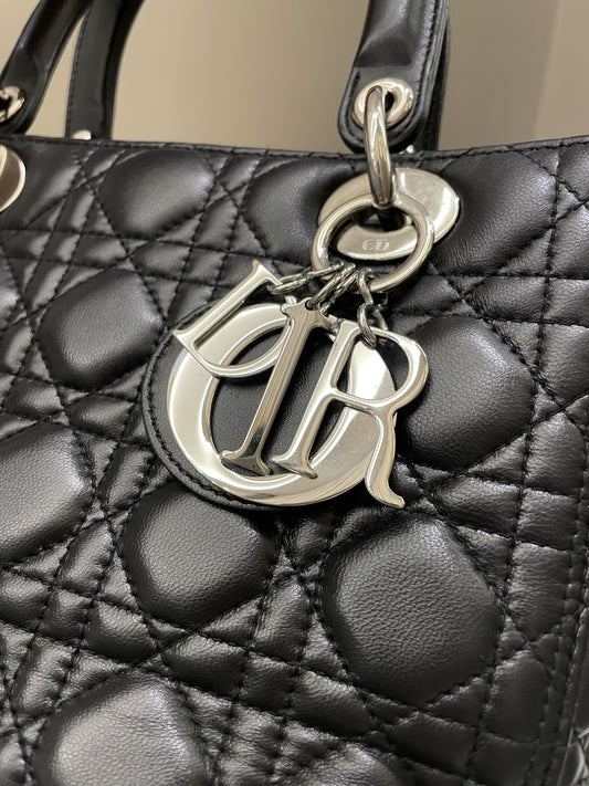 Dior Classic Lady Dior Black Lambskin