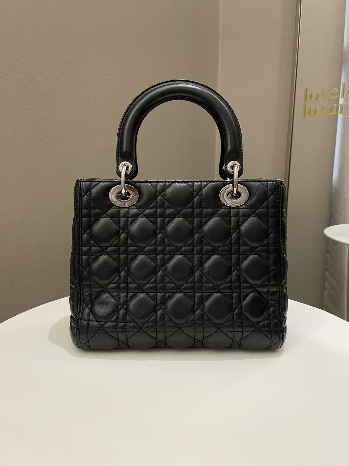 Dior Classic Lady Dior Black Lambskin