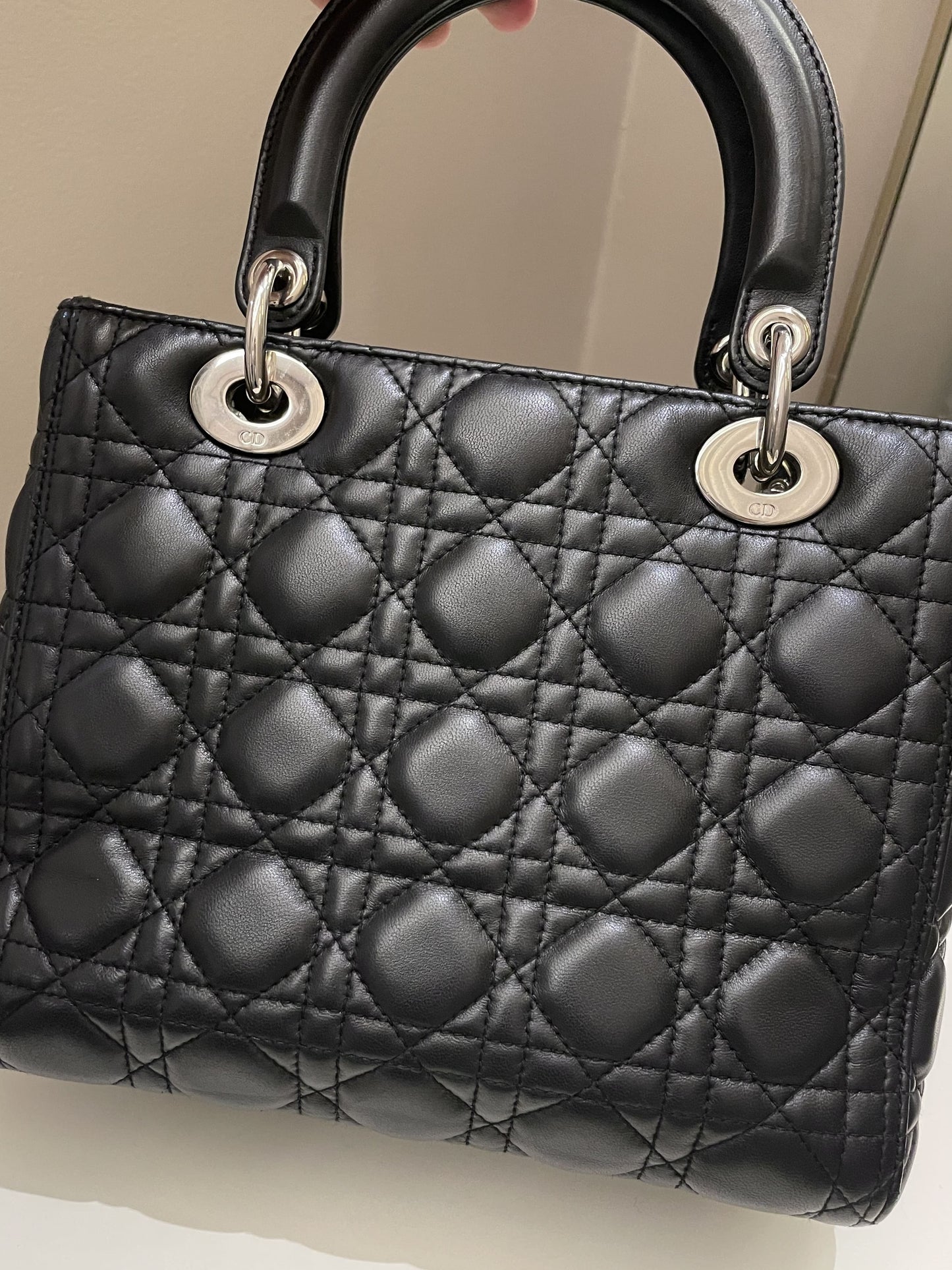 Dior Classic Lady Dior Black Lambskin