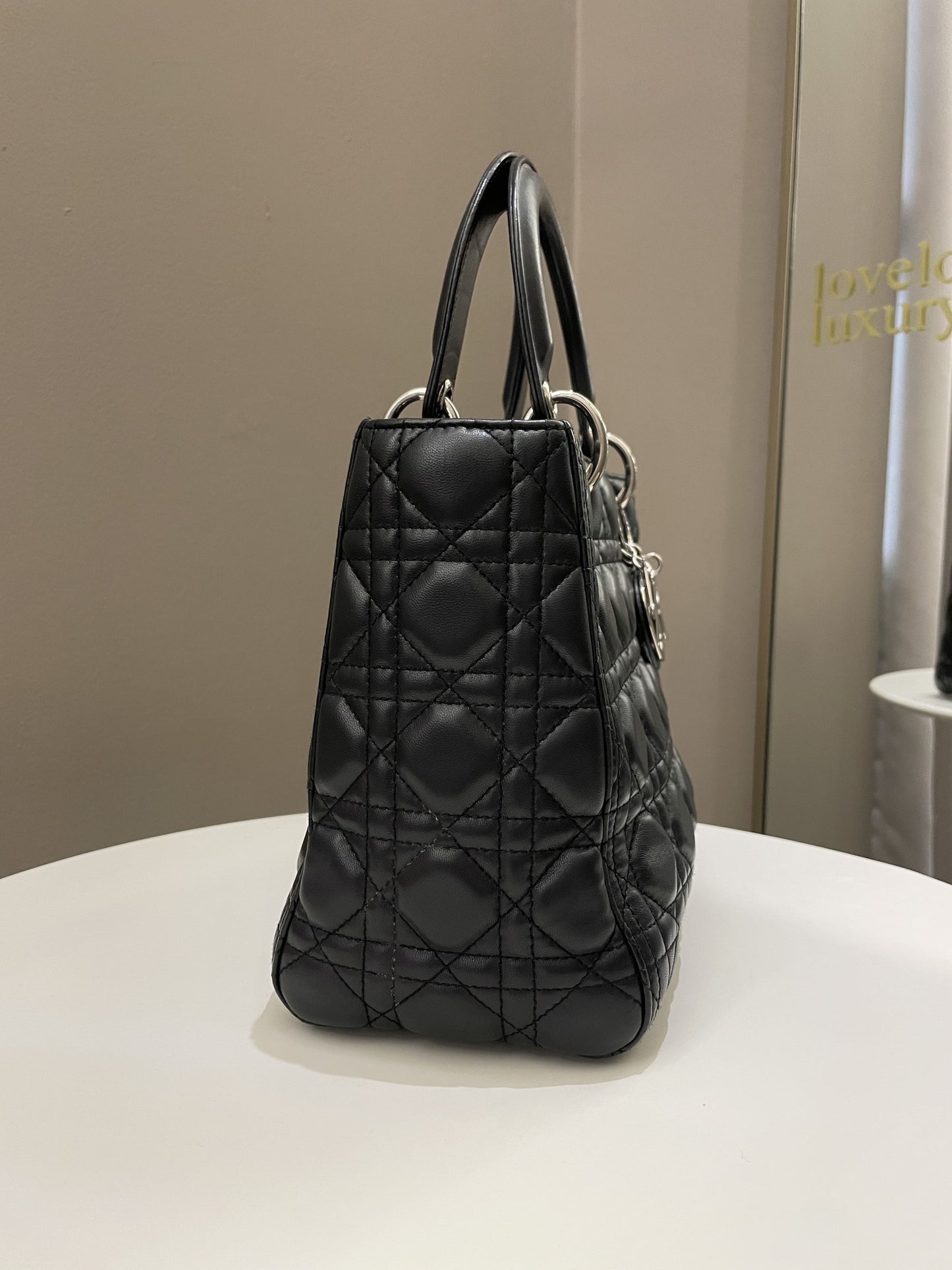 Dior Classic Lady Dior Black Lambskin