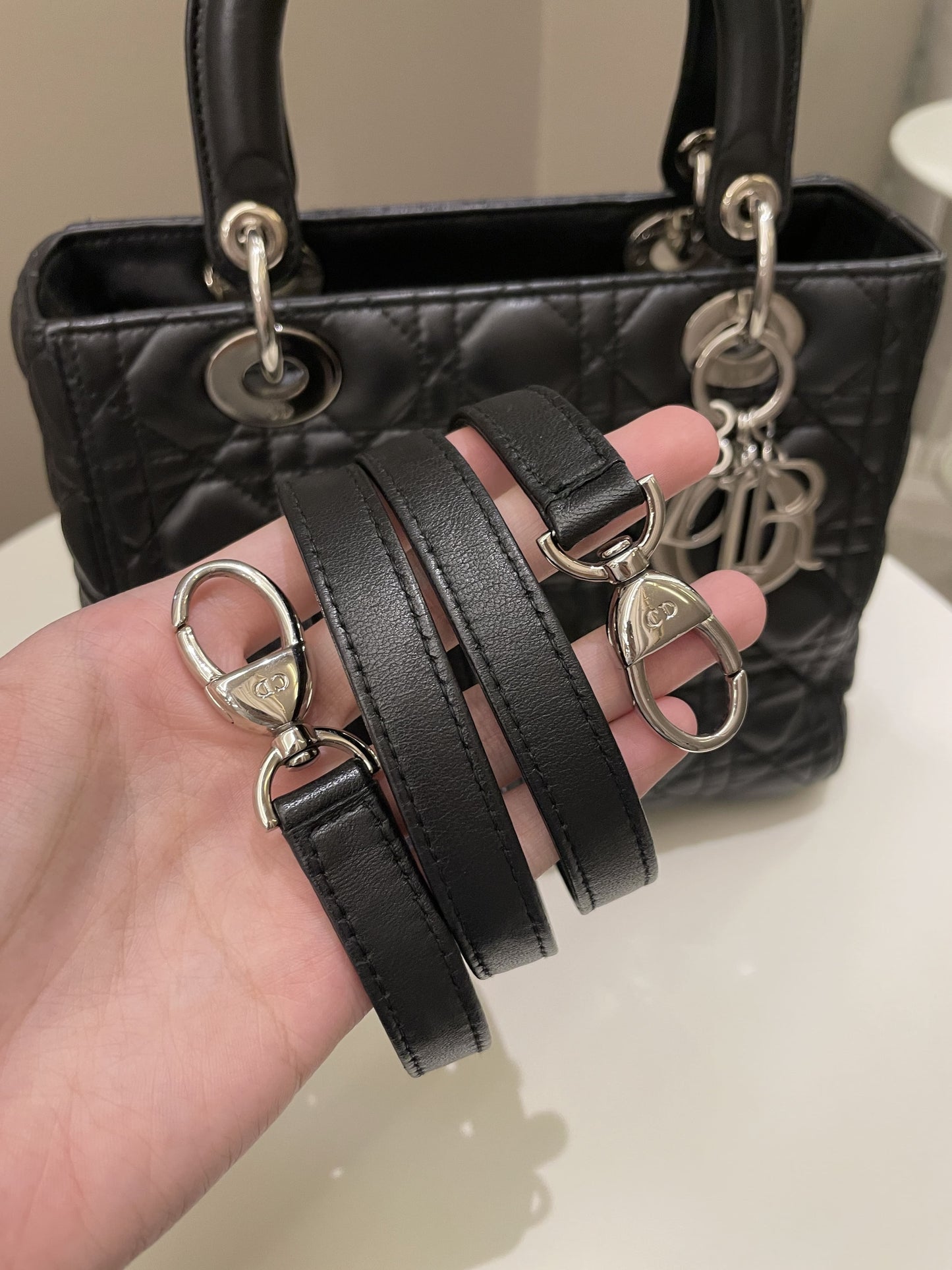 Dior Classic Lady Dior Black Lambskin