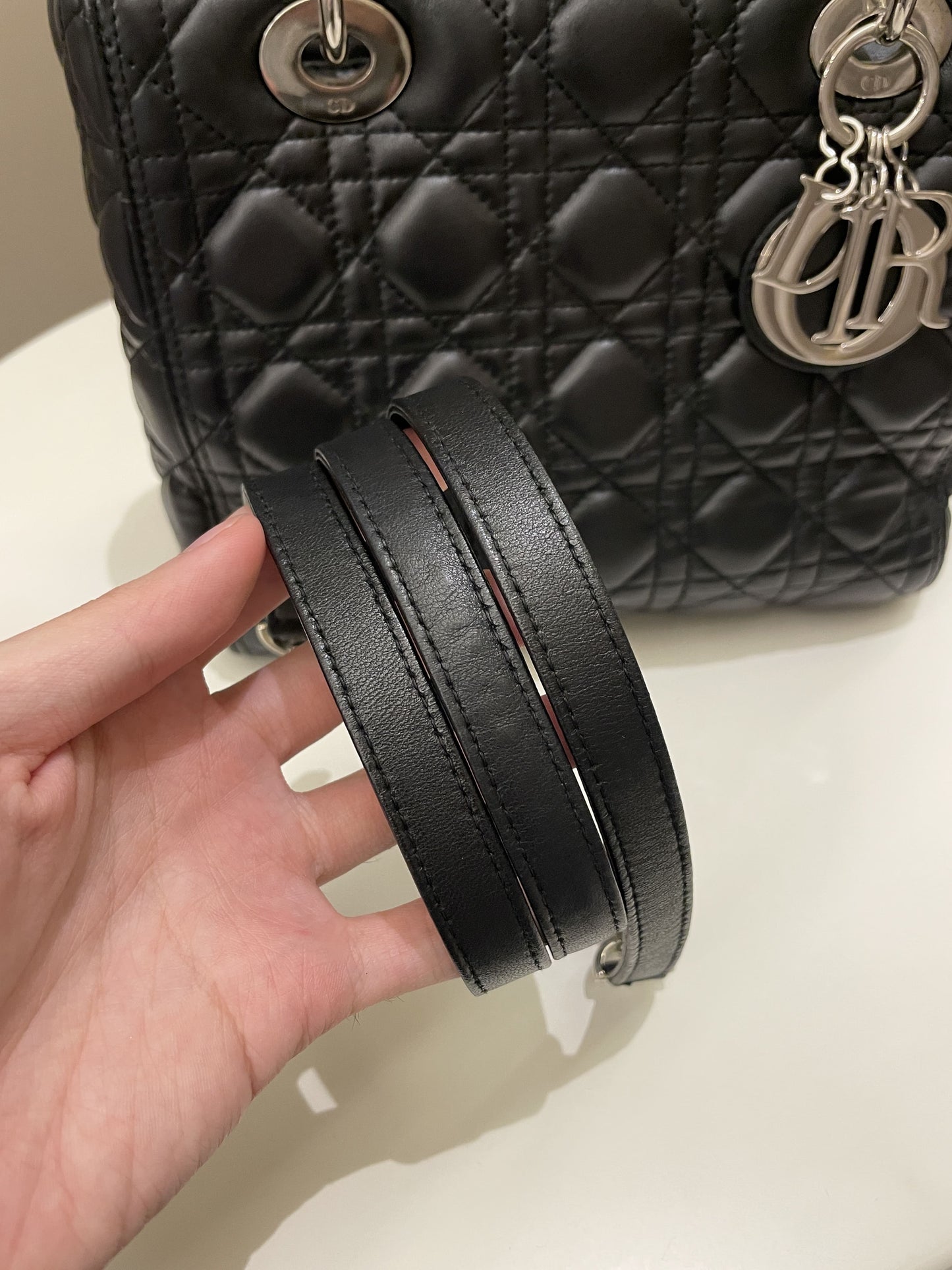 Dior Classic Lady Dior Black Lambskin