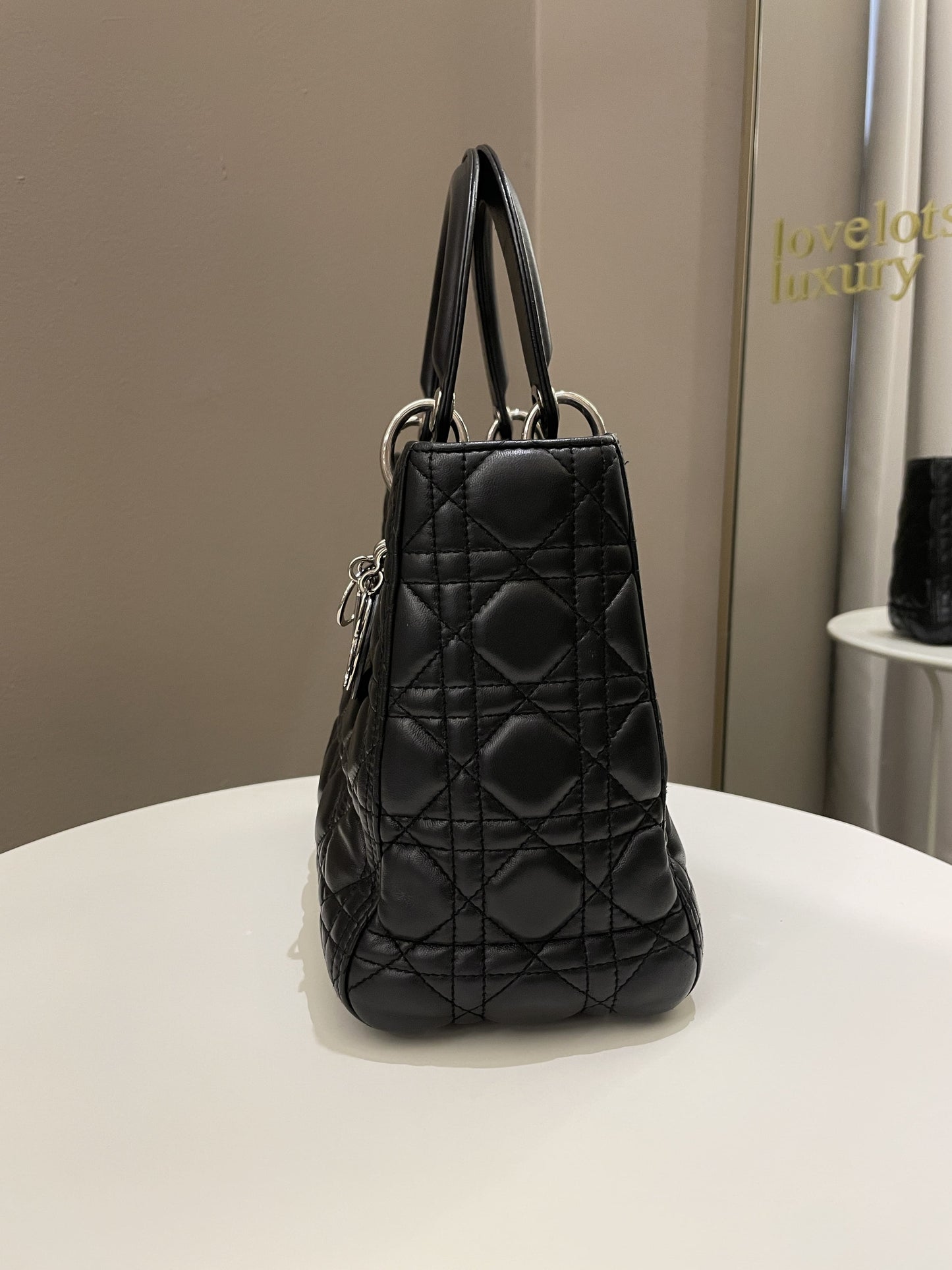 Dior Classic Lady Dior Black Lambskin