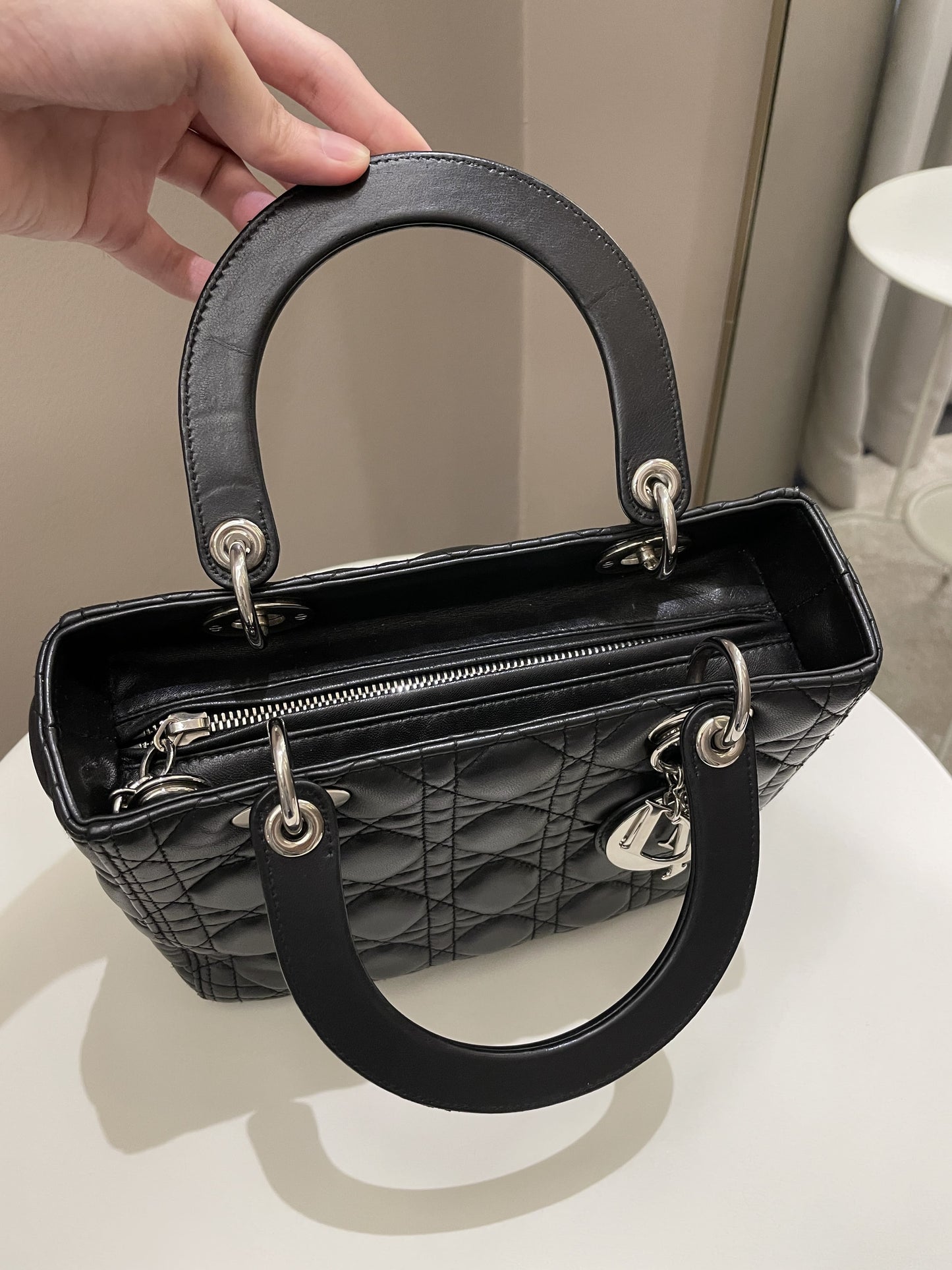 Dior Classic Lady Dior Black Lambskin