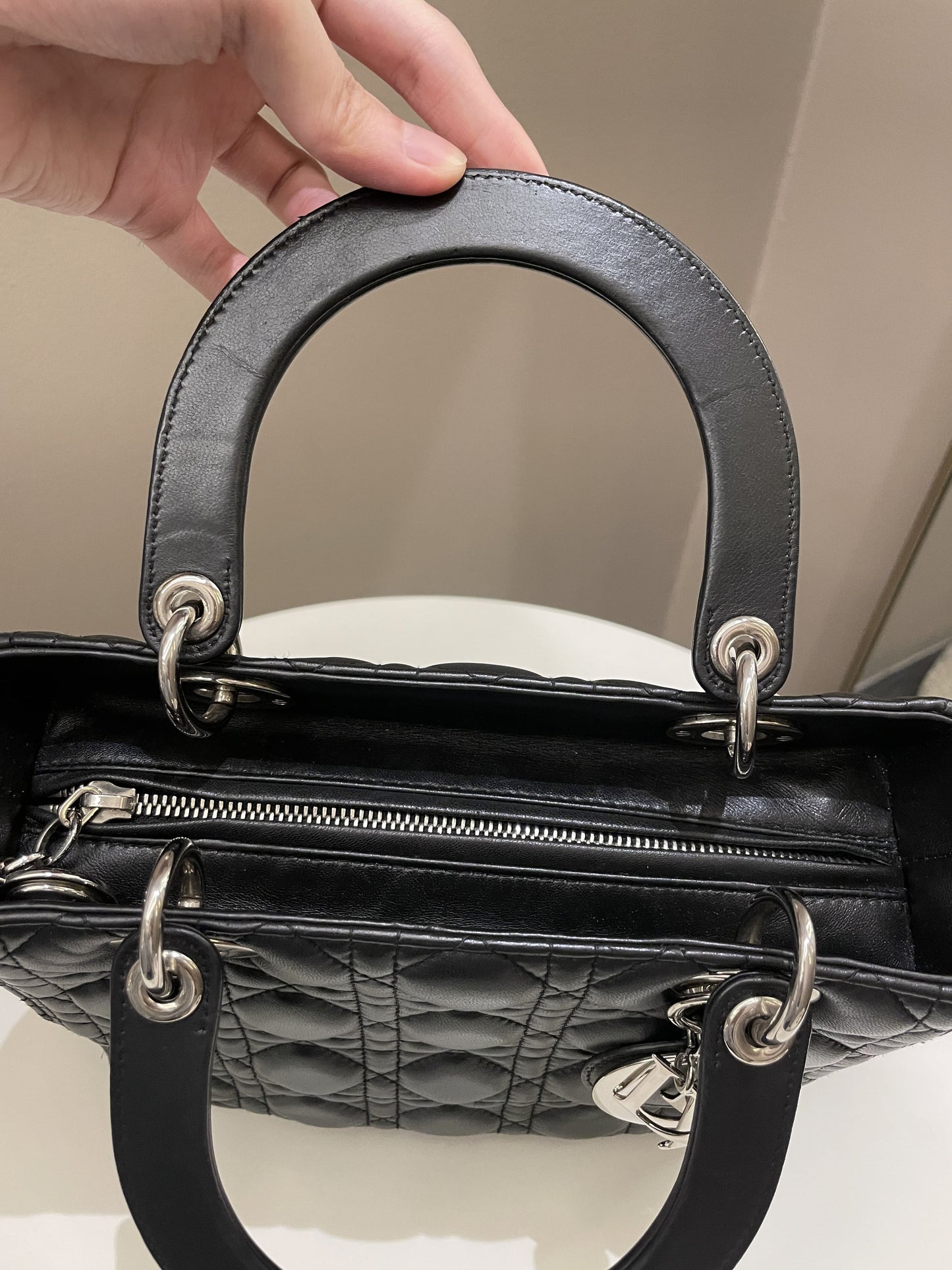 Dior Classic Lady Dior Black Lambskin