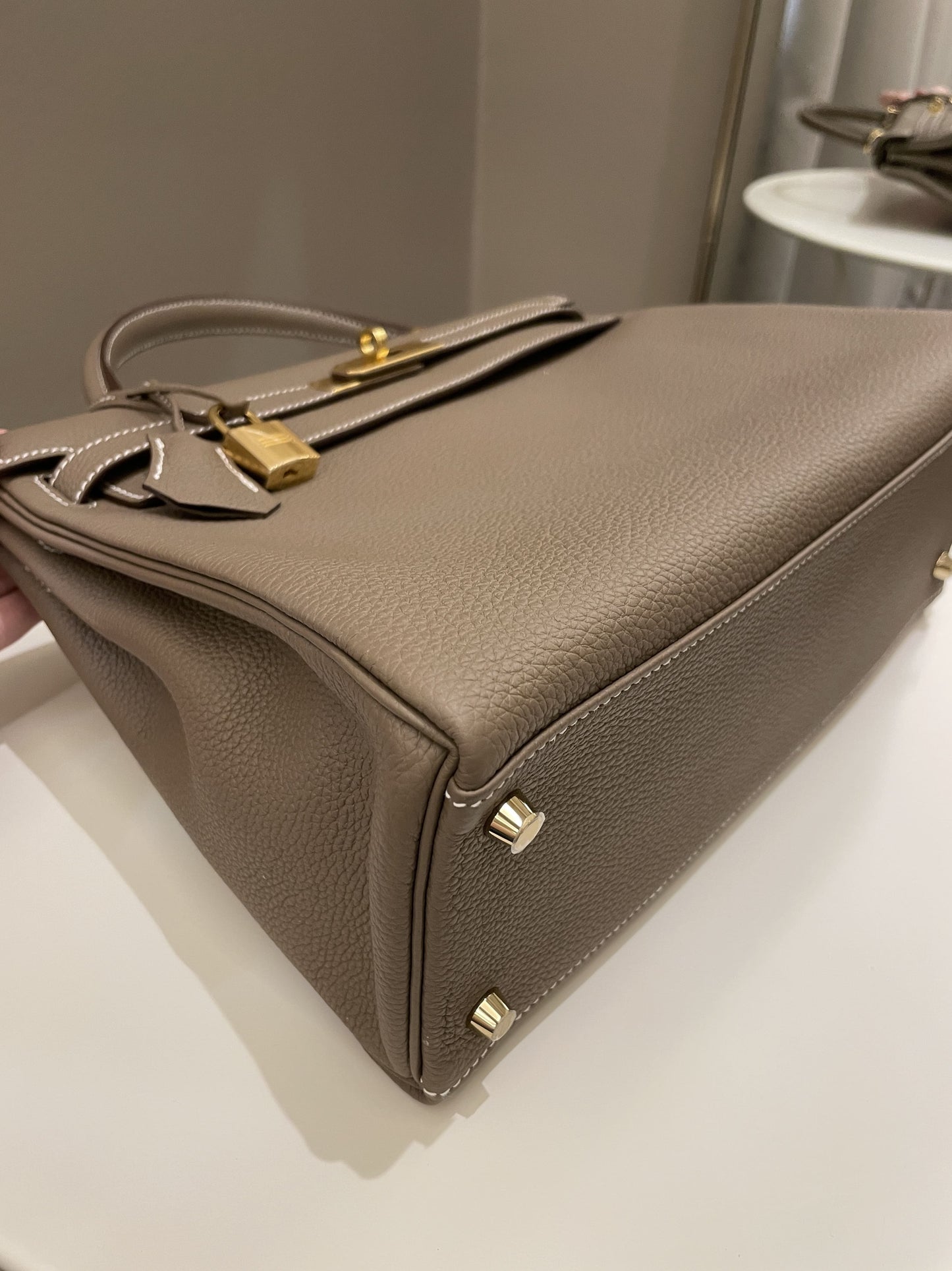 Hermes Kelly 32 Etoupe Togo