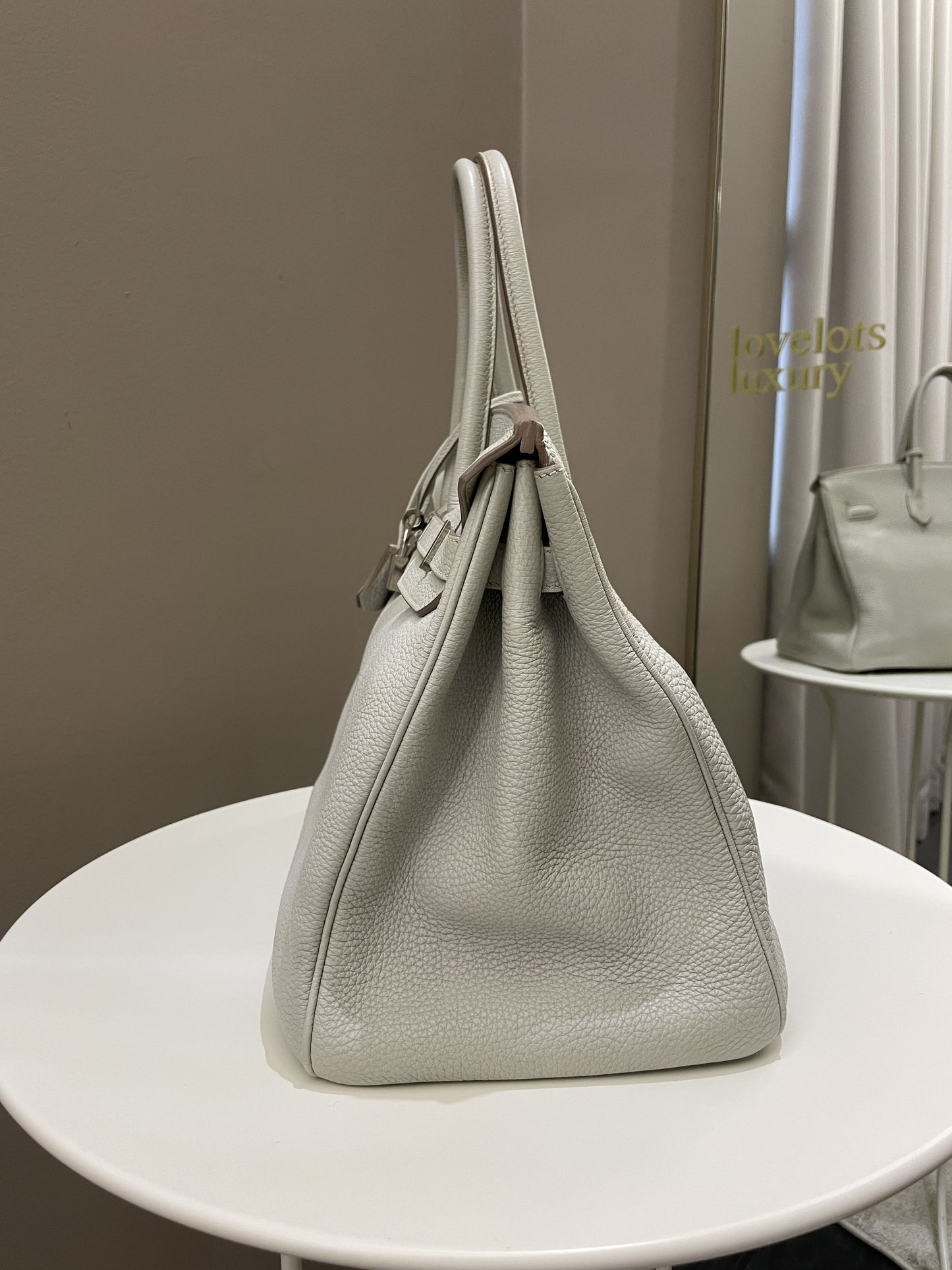 Hermes Birkin 35 Gris Perle Togo