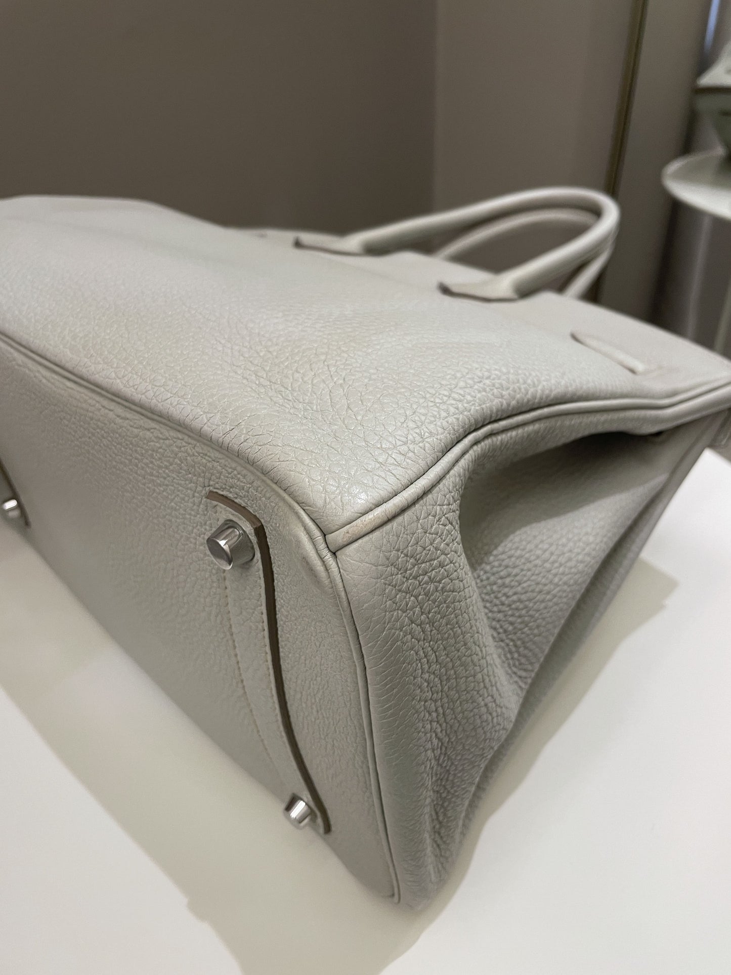 Hermes Birkin 35 Gris Perle Togo