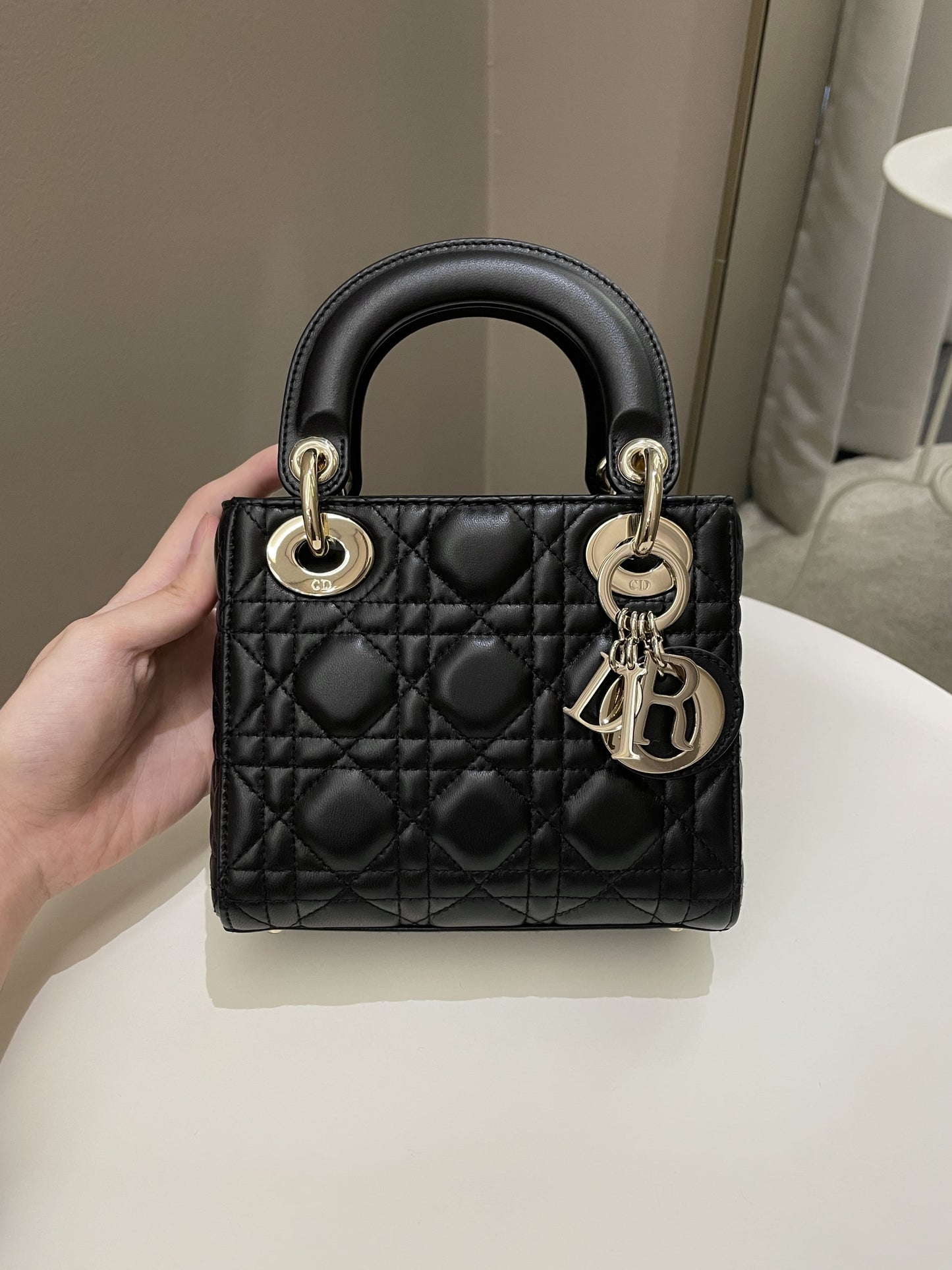 Dior Lady Dior Mini Black Lambskin