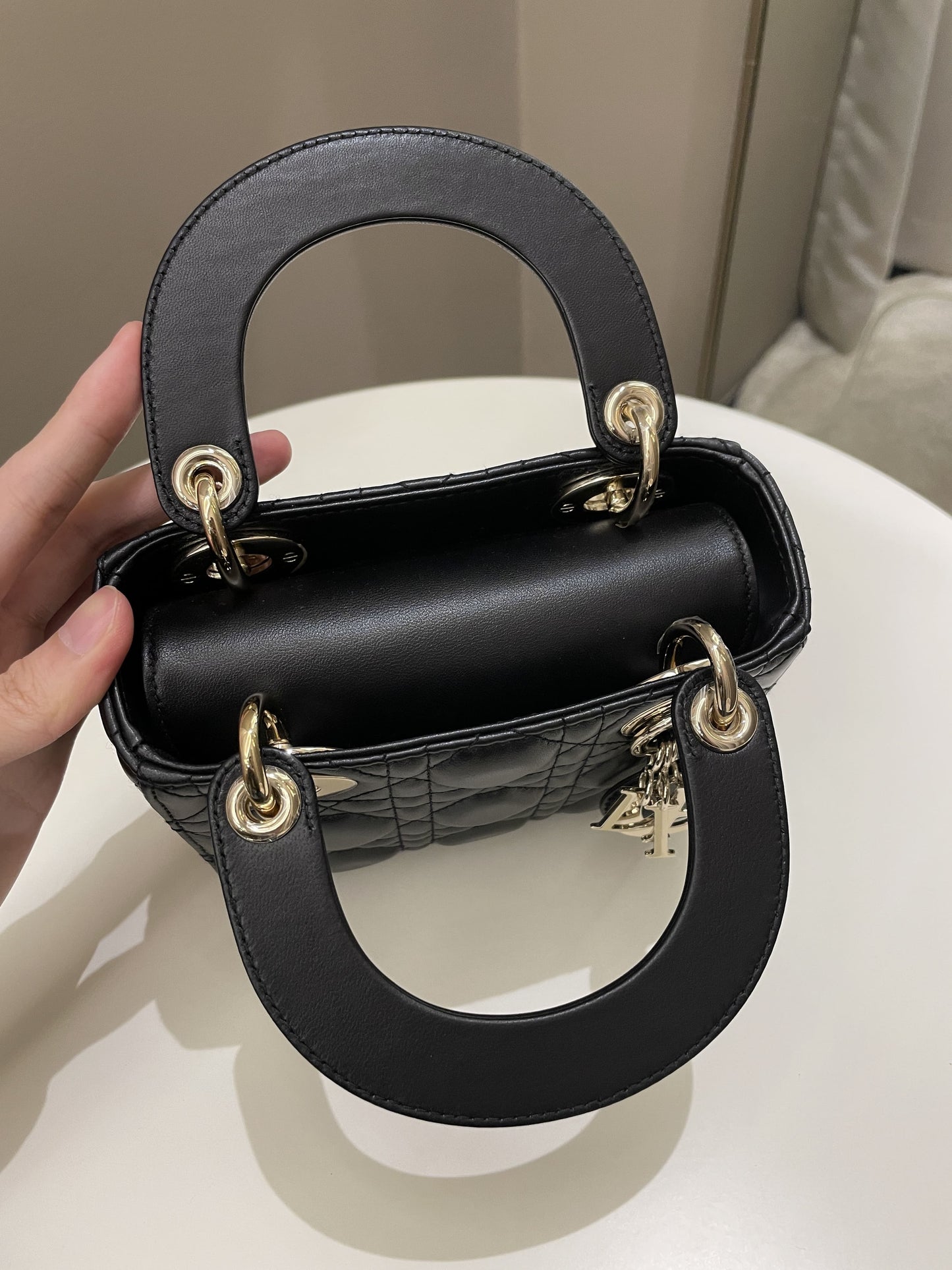 Dior Lady Dior Mini Black Lambskin