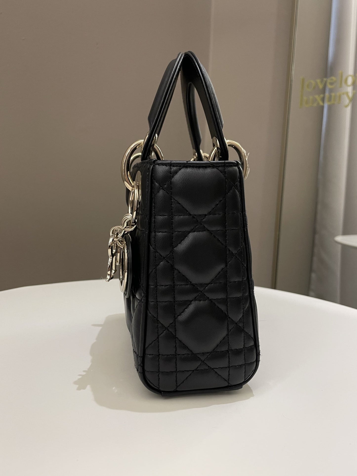 Dior Lady Dior Mini Black Lambskin