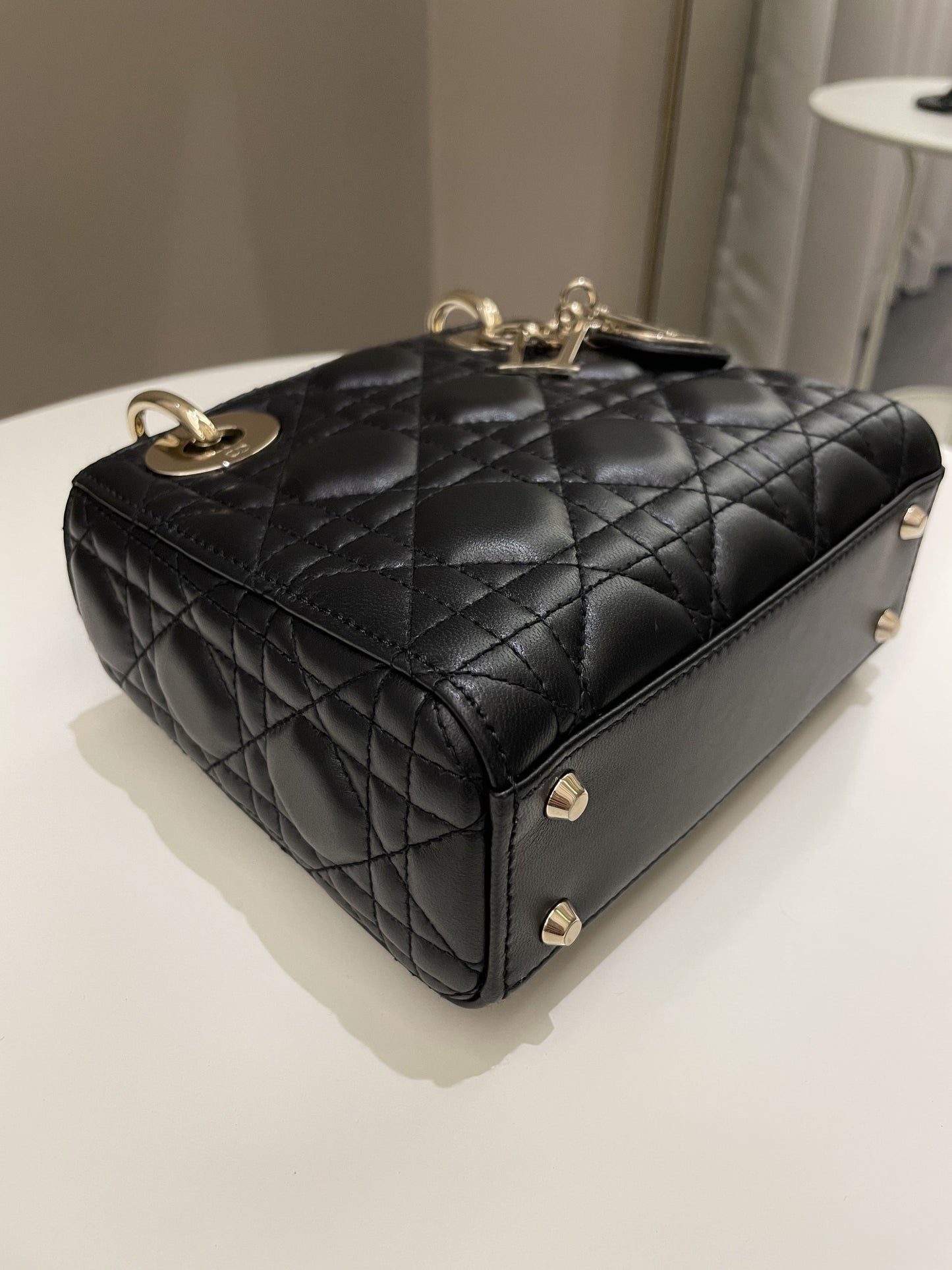 Dior Lady Dior Mini Black Lambskin