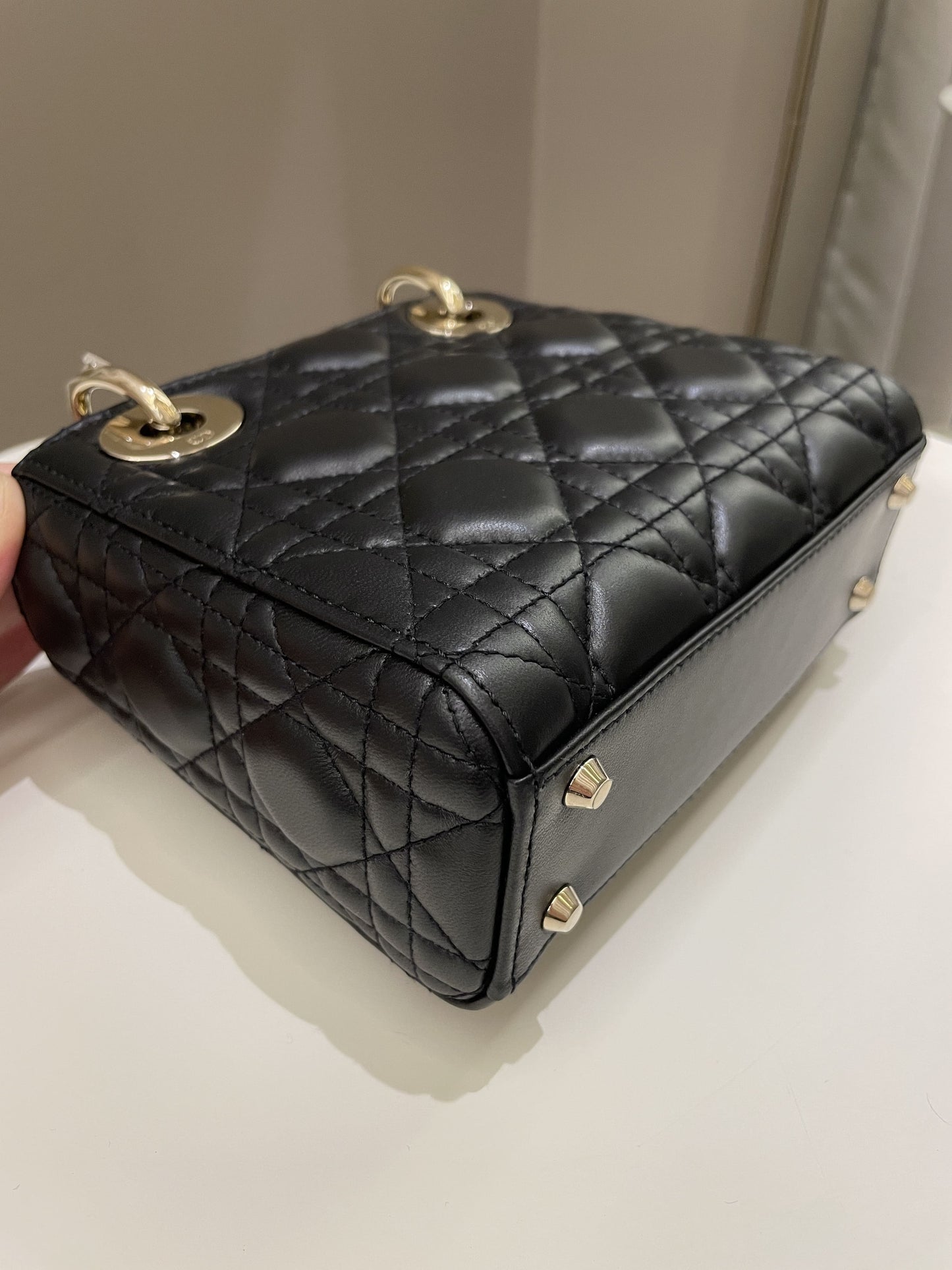 Dior Lady Dior Mini Black Lambskin