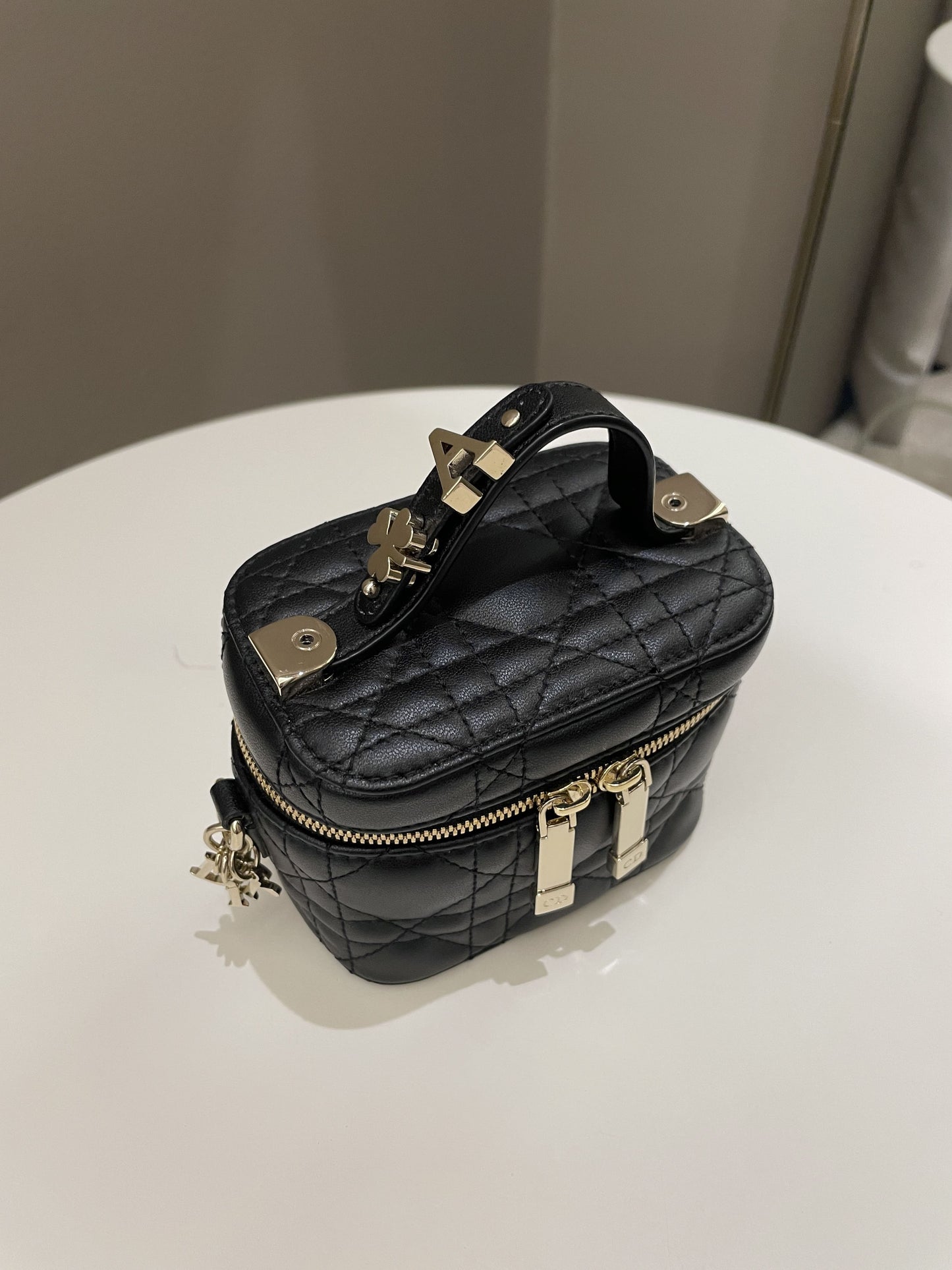 Dior Lady Dior Micro Vanity Black Lambskin