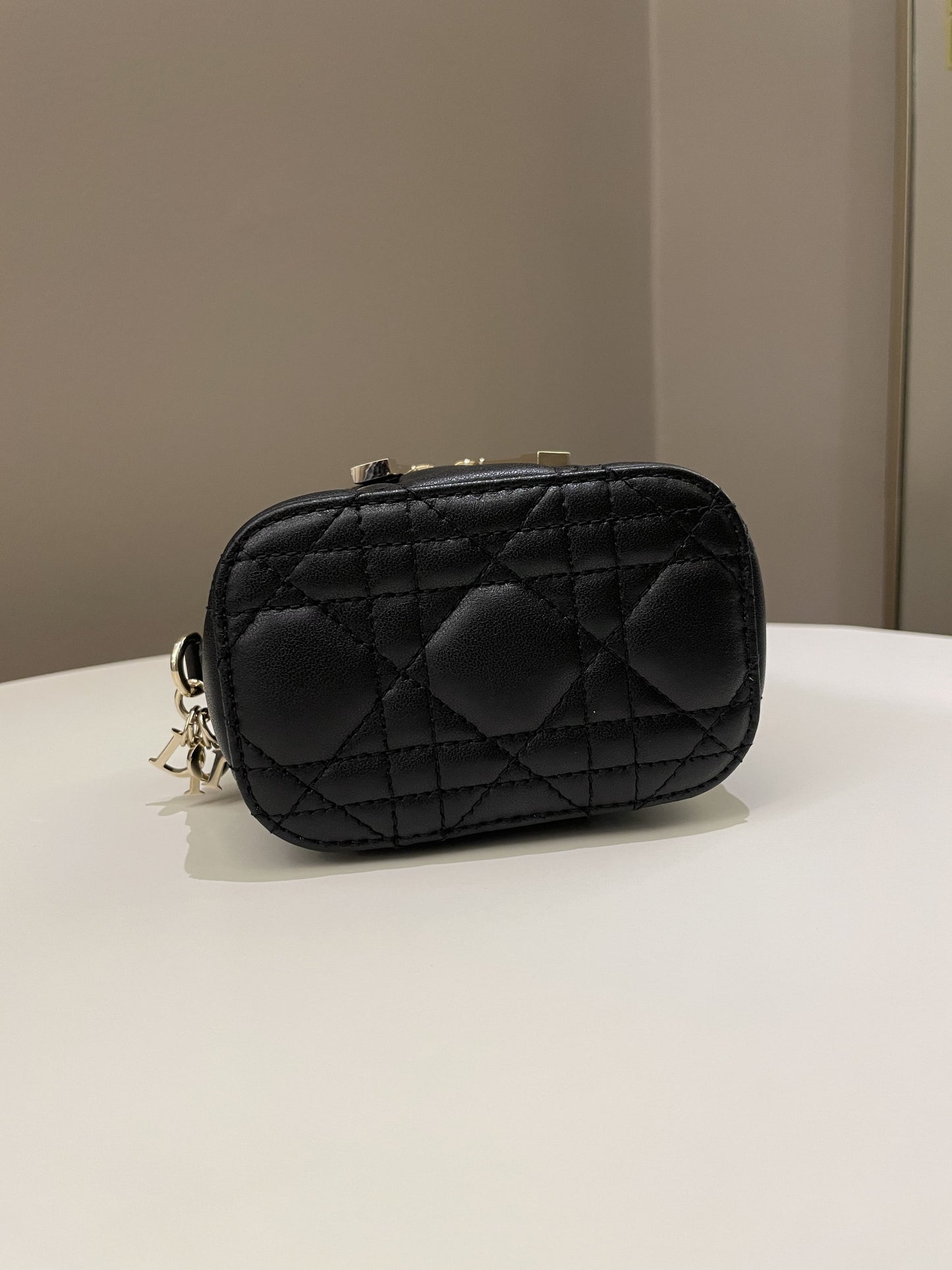 Dior Lady Dior Micro Vanity Black Lambskin