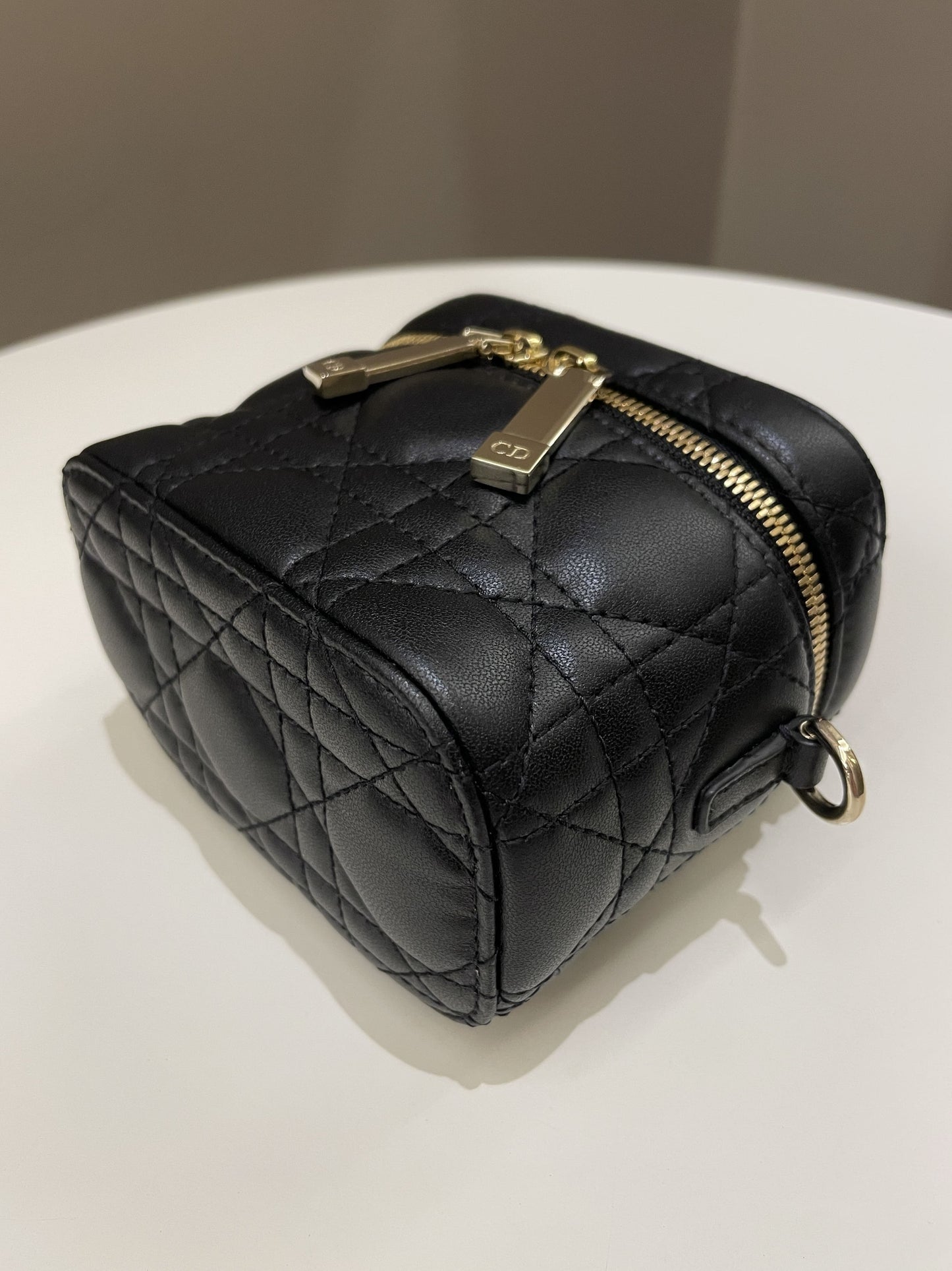 Dior Lady Dior Micro Vanity Black Lambskin