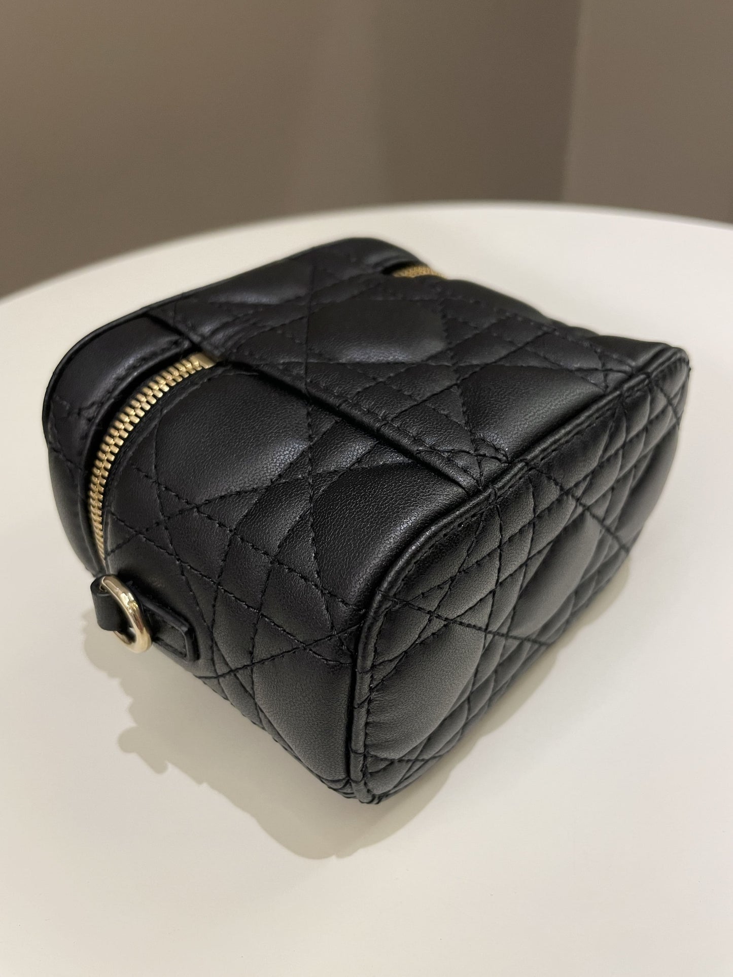 Dior Lady Dior Micro Vanity Black Lambskin