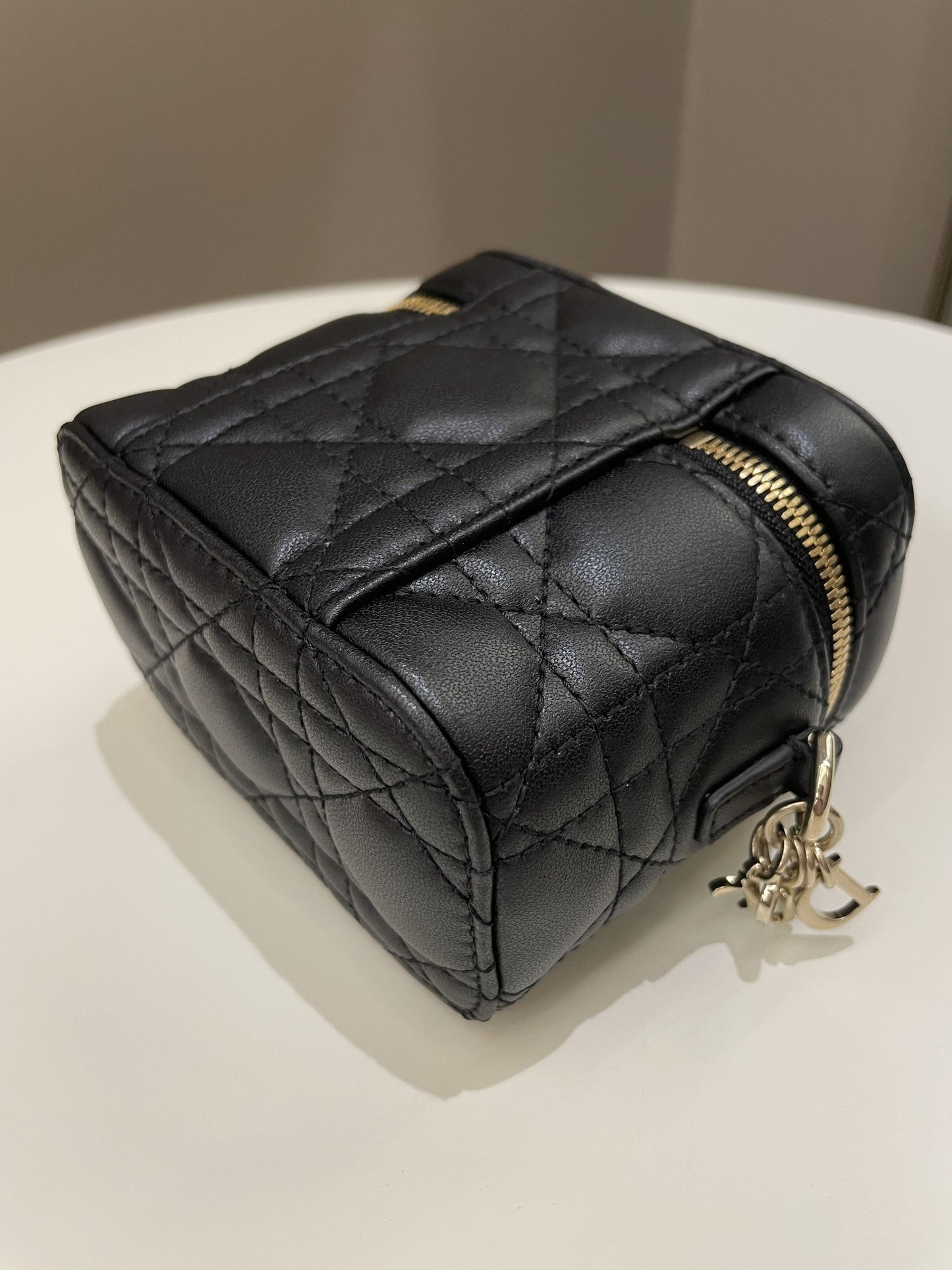 Dior Lady Dior Micro Vanity Black Lambskin