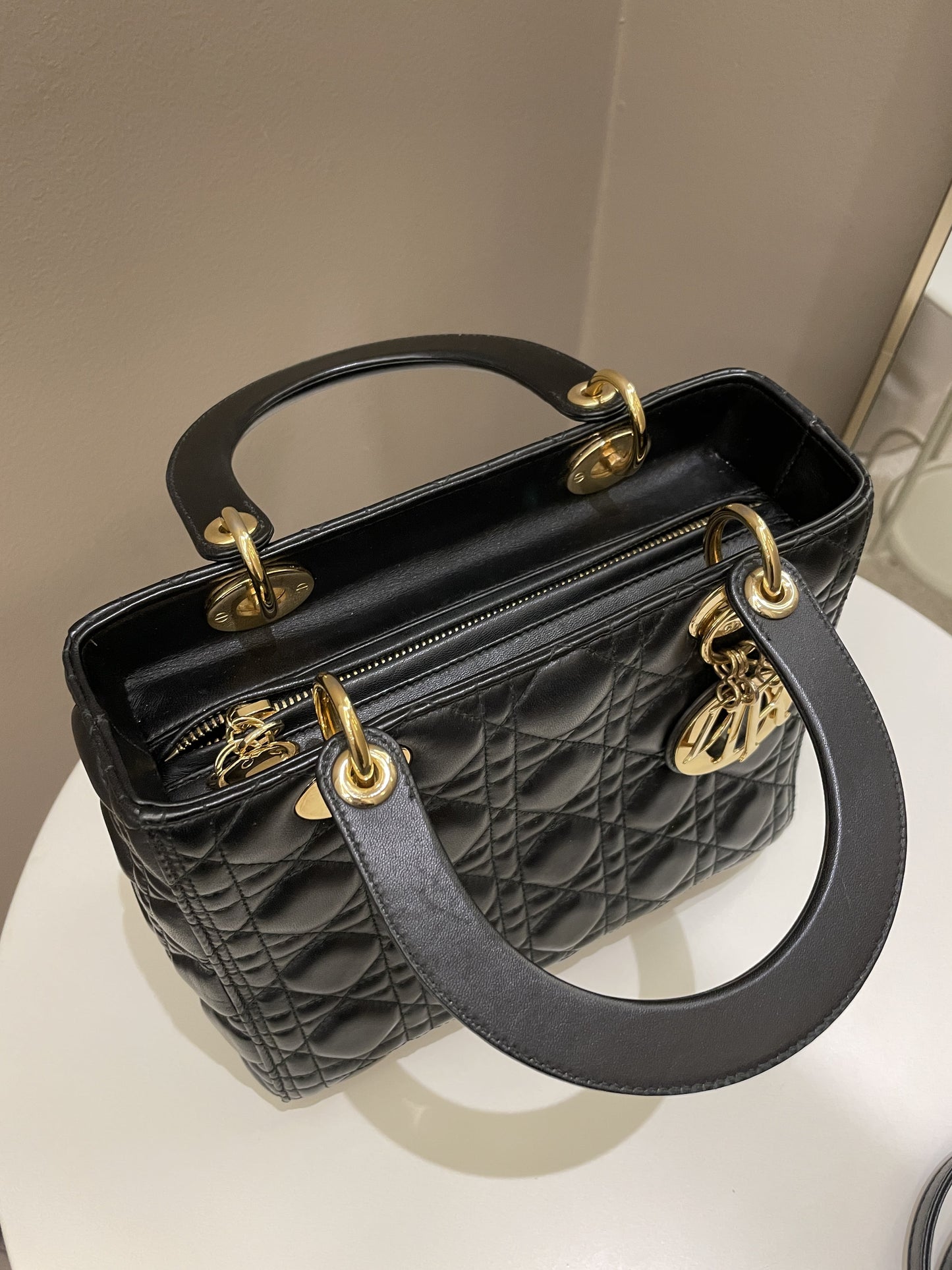 Dior Classic Lady Dior Black Lambskin