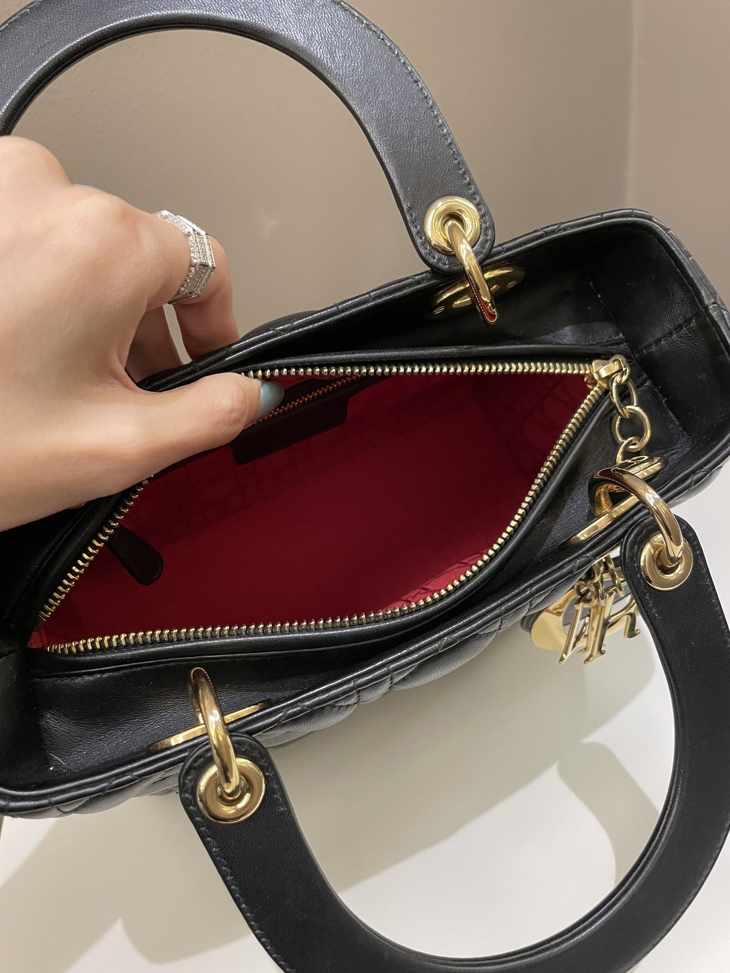 Dior Classic Lady Dior Black Lambskin