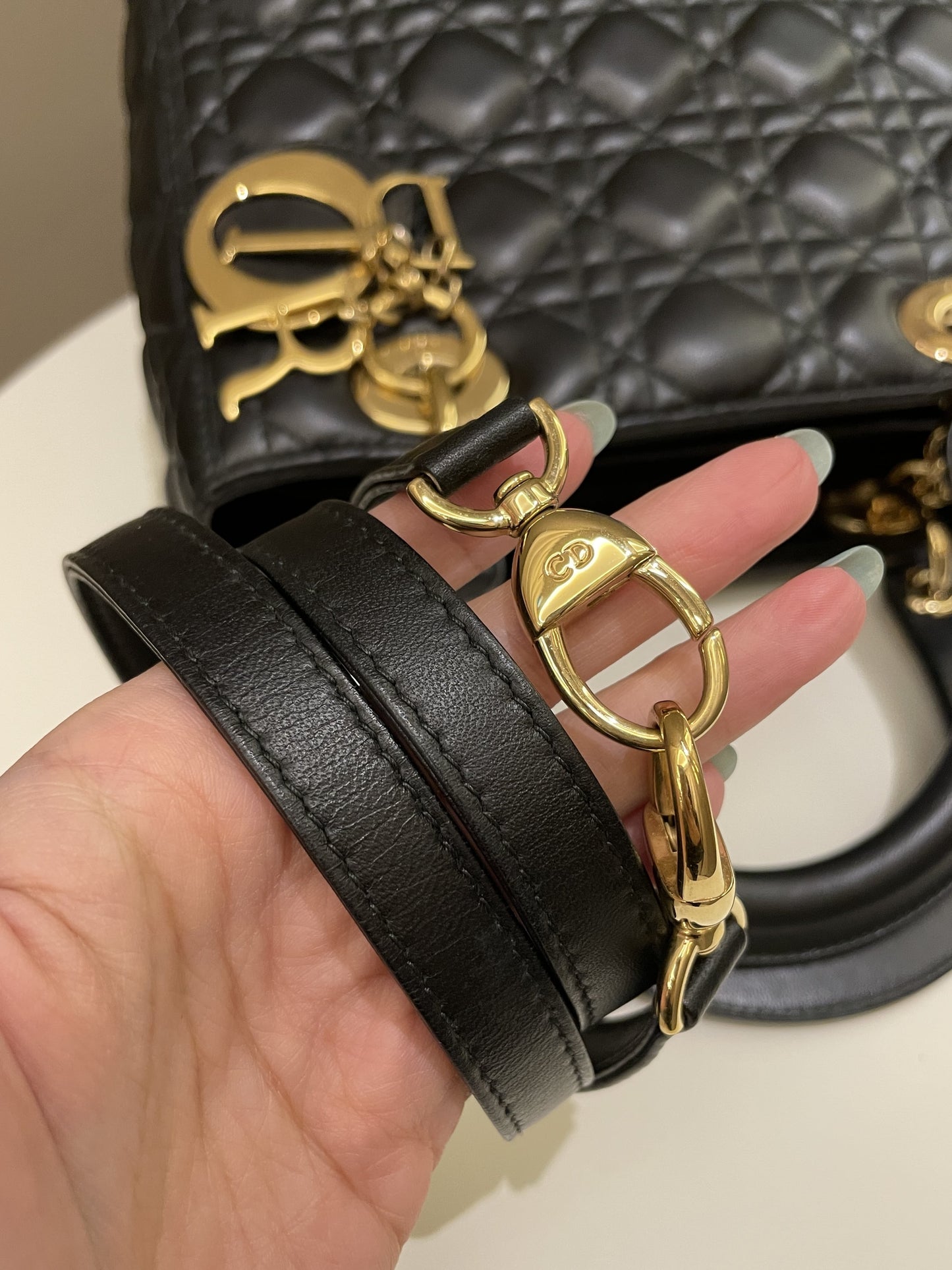 Dior Classic Lady Dior Black Lambskin