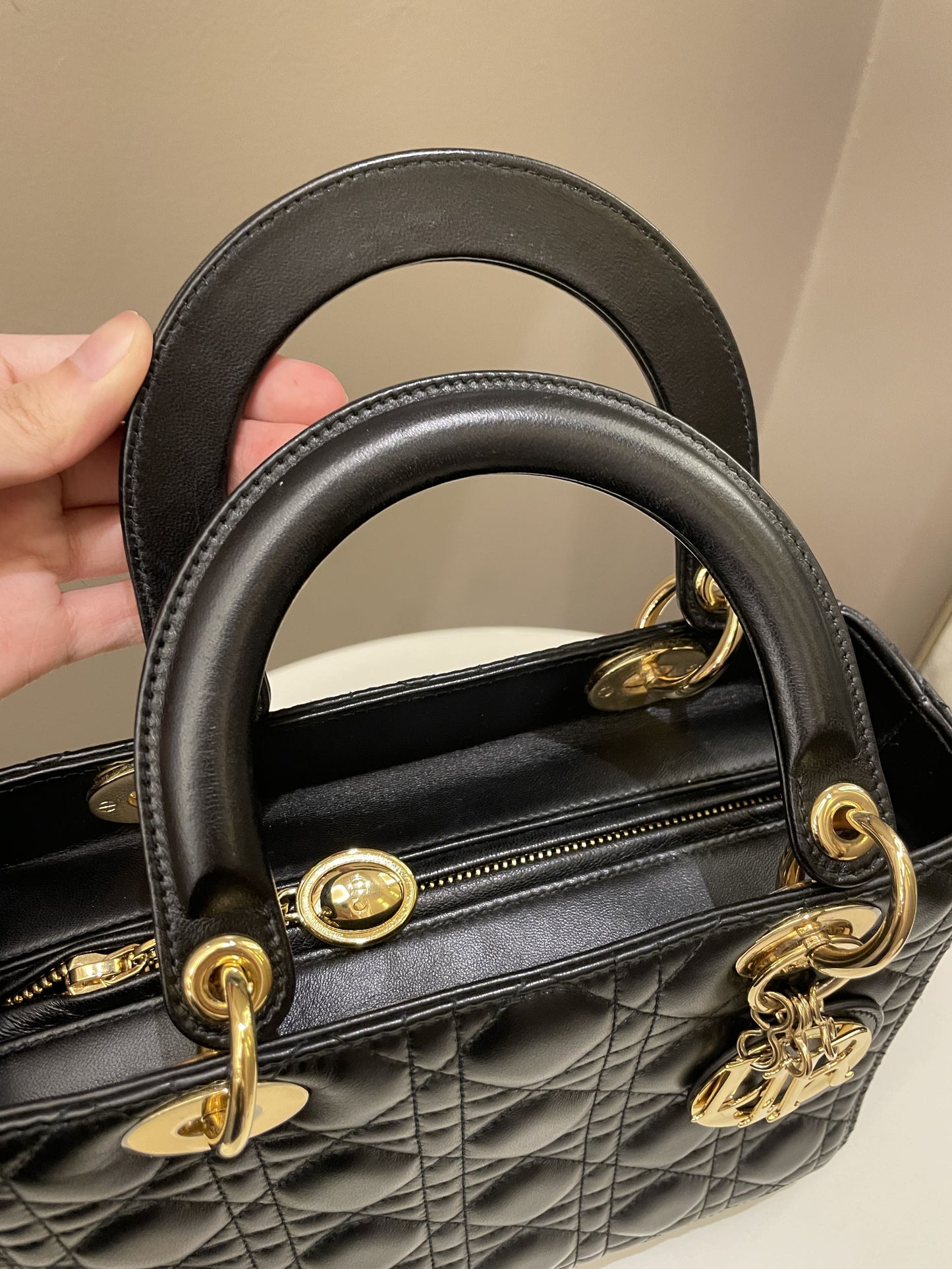 Dior Classic Lady Dior Black Lambskin