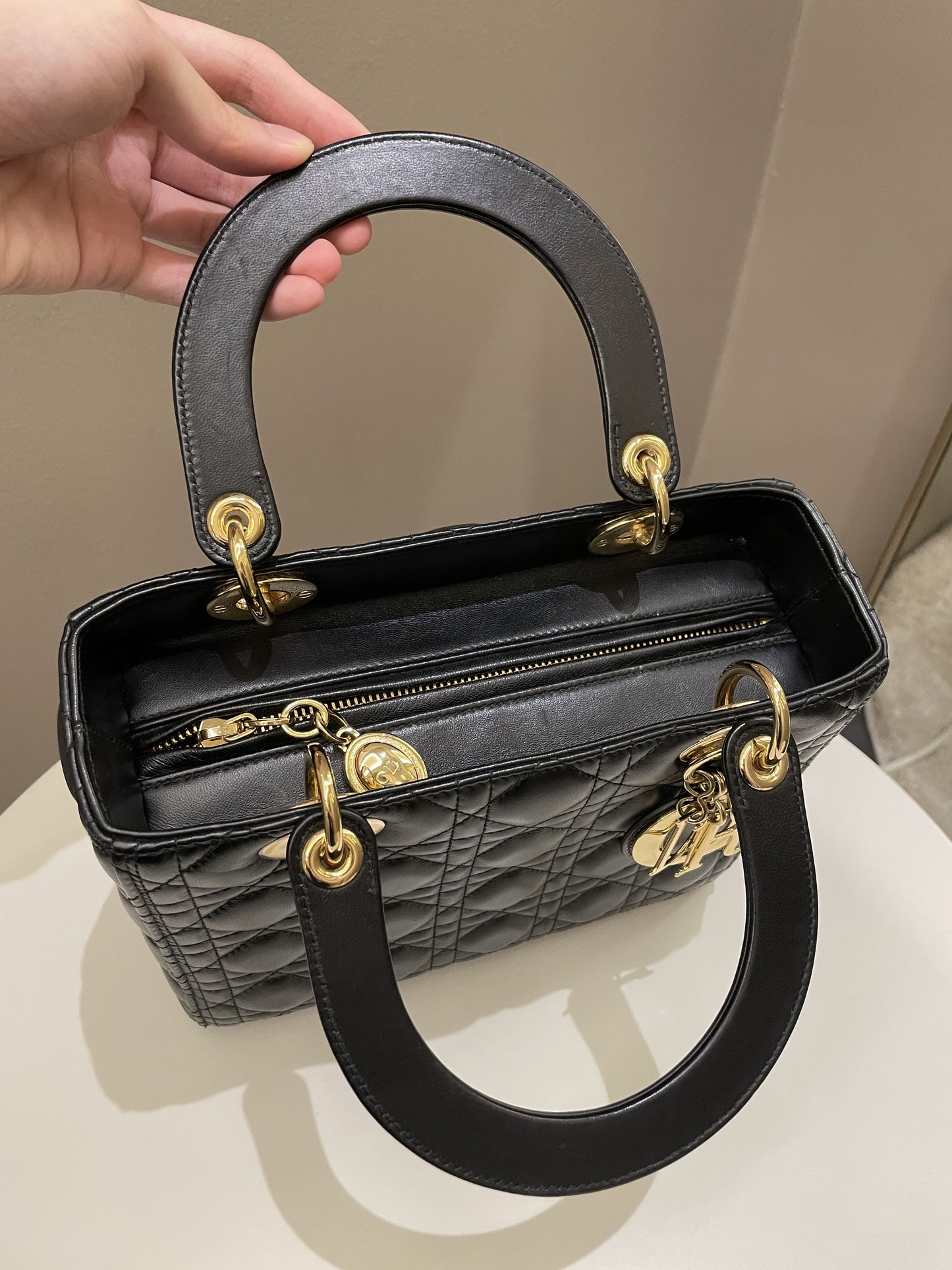 Dior Classic Lady Dior Black Lambskin