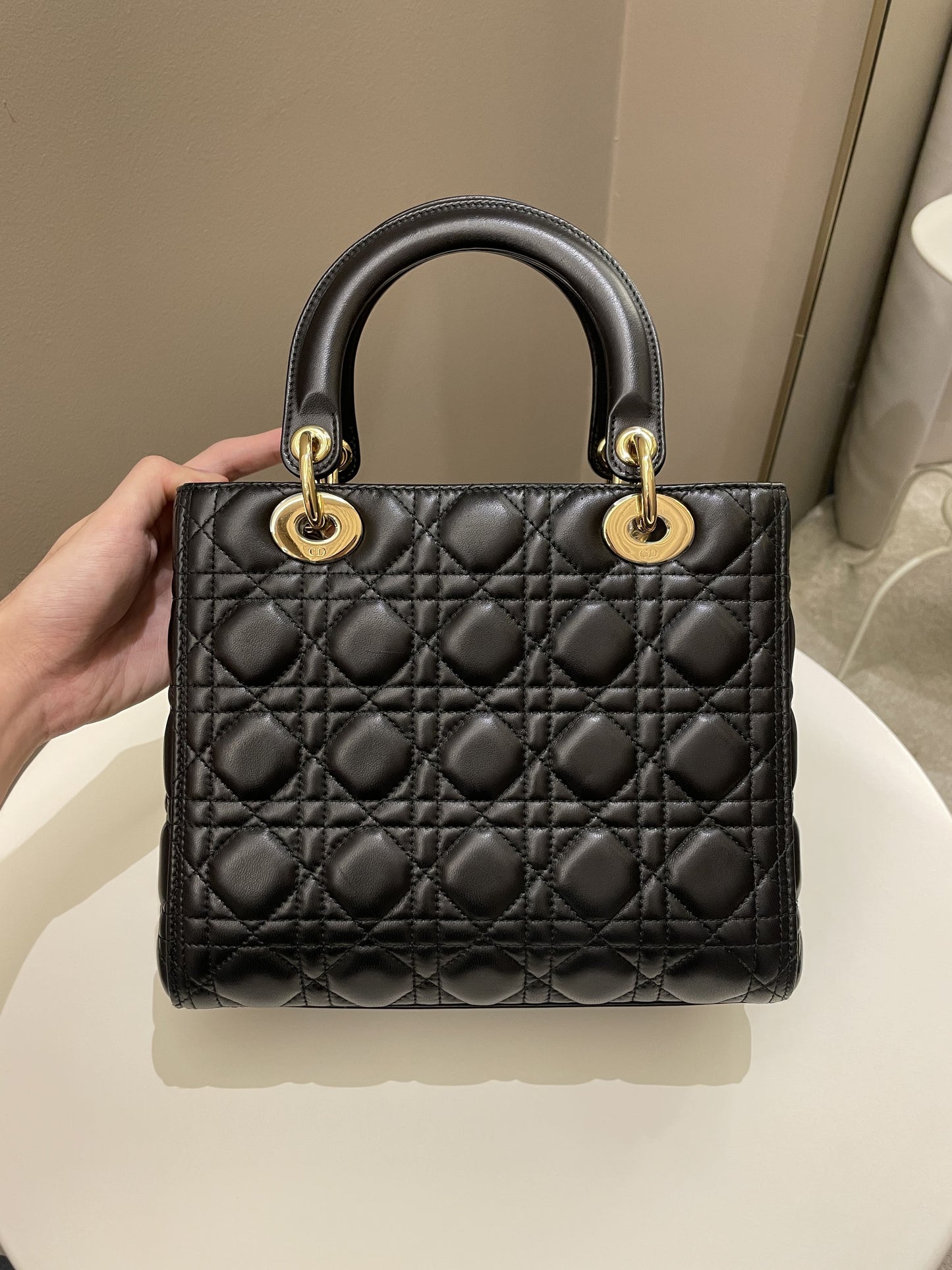 Dior Classic Lady Dior Black Lambskin