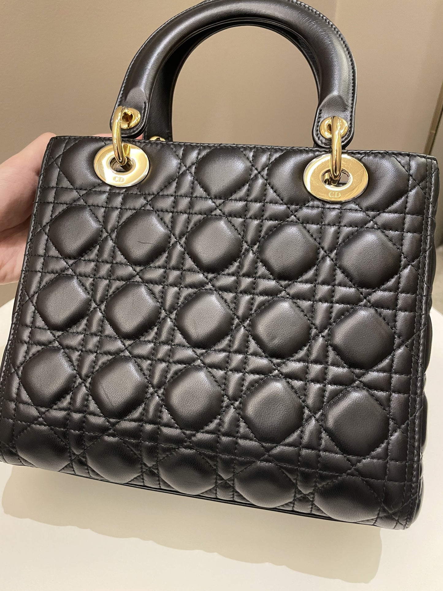 Dior Classic Lady Dior Black Lambskin