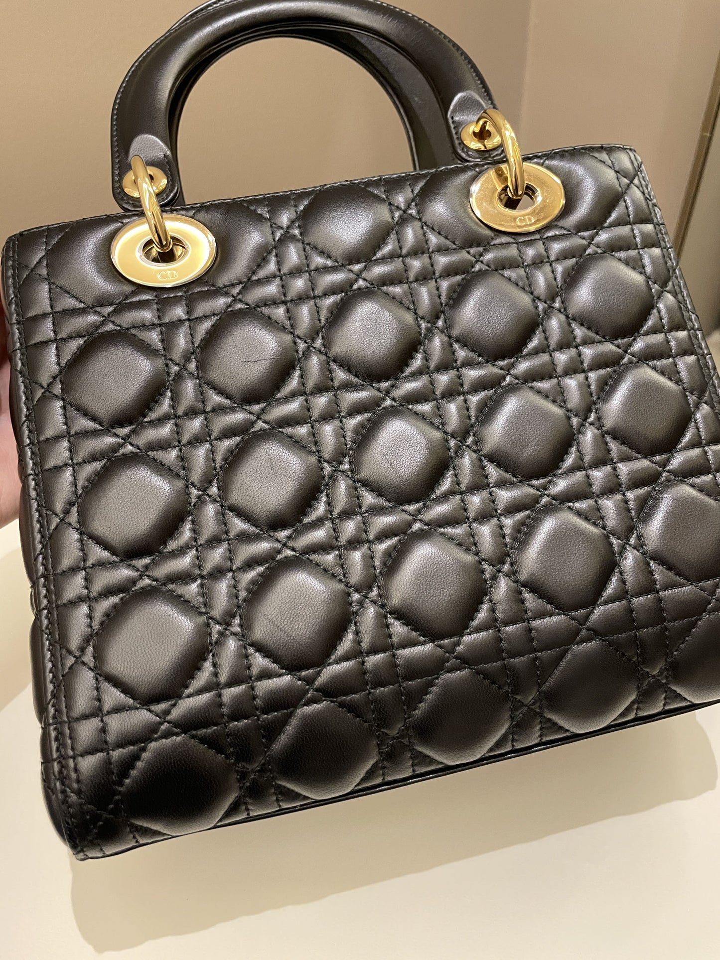 Dior Classic Lady Dior Black Lambskin