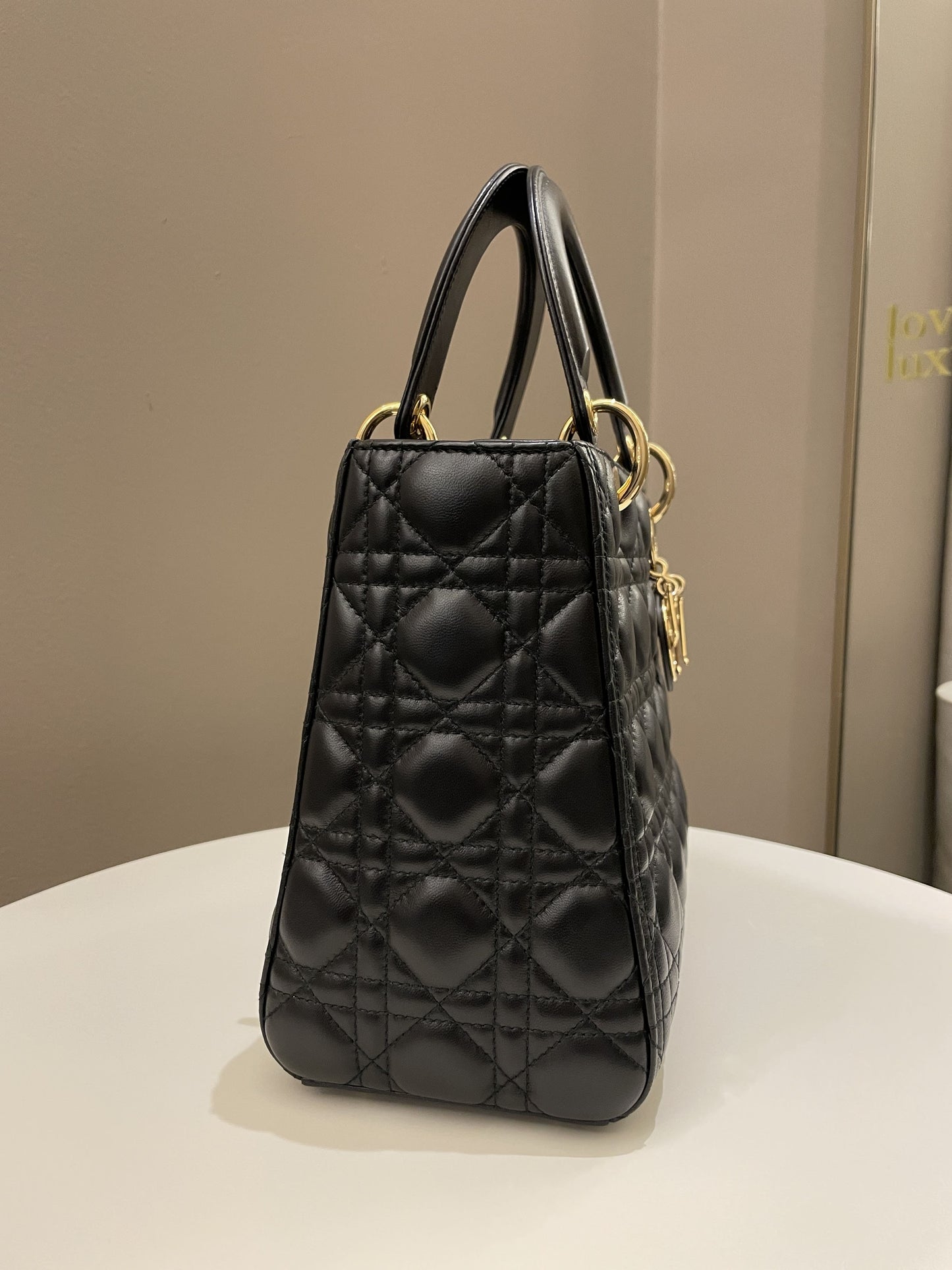 Dior Classic Lady Dior Black Lambskin