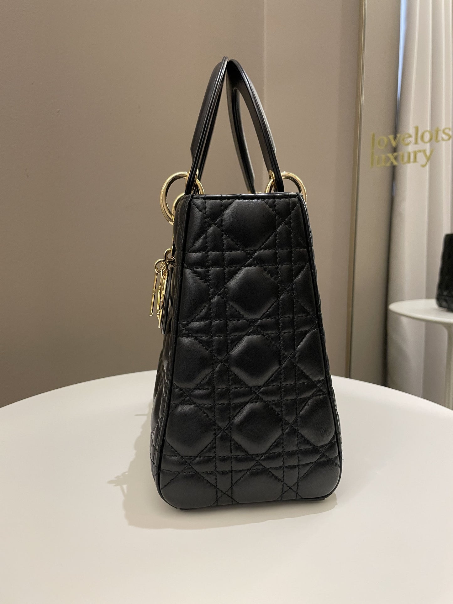 Dior Classic Lady Dior Black Lambskin