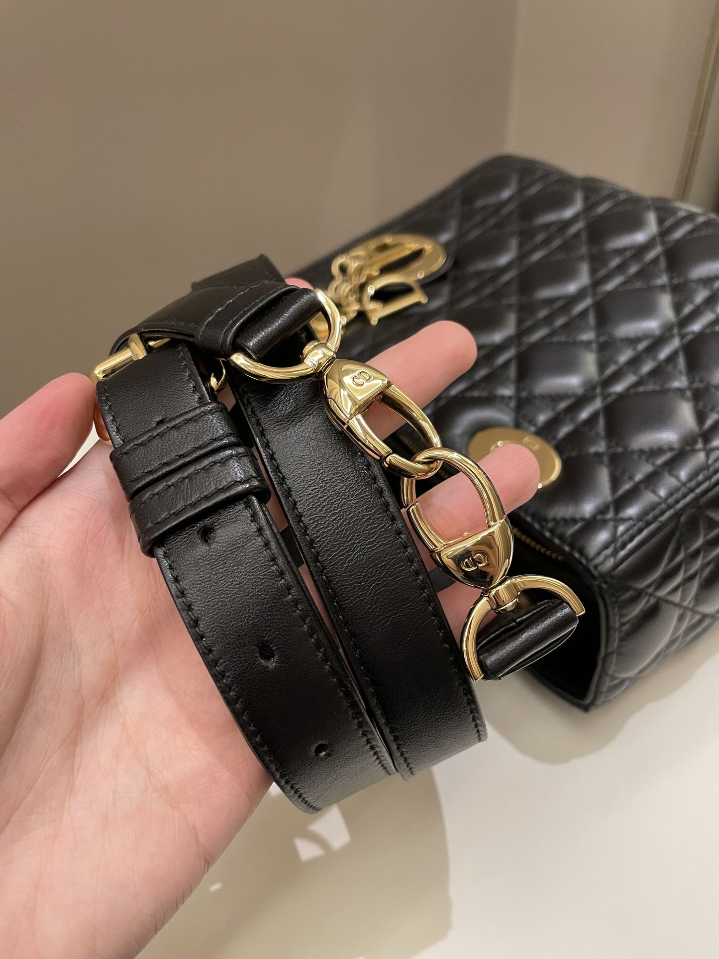 Dior Classic Lady Dior Black Lambskin