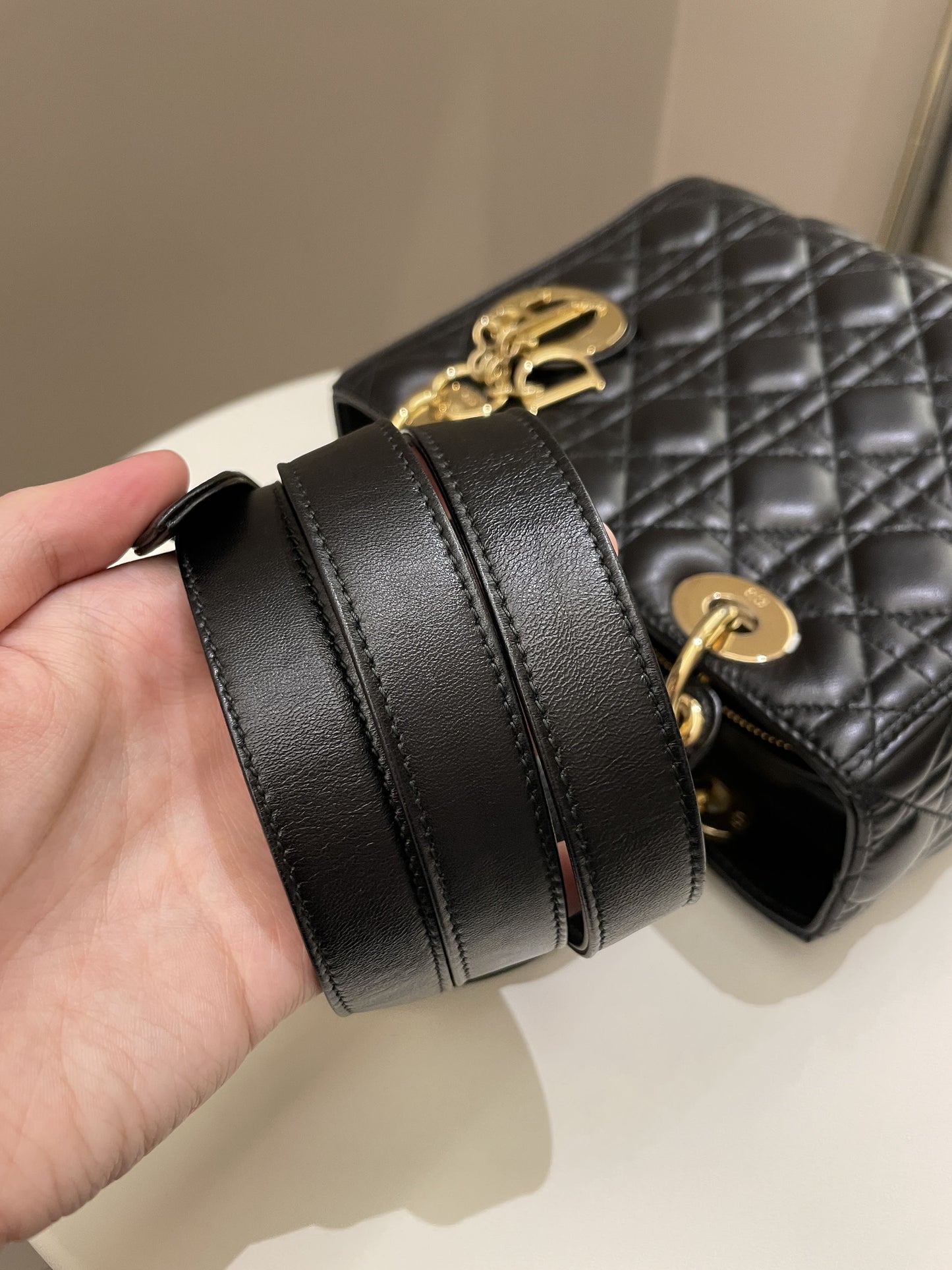 Dior Classic Lady Dior Black Lambskin