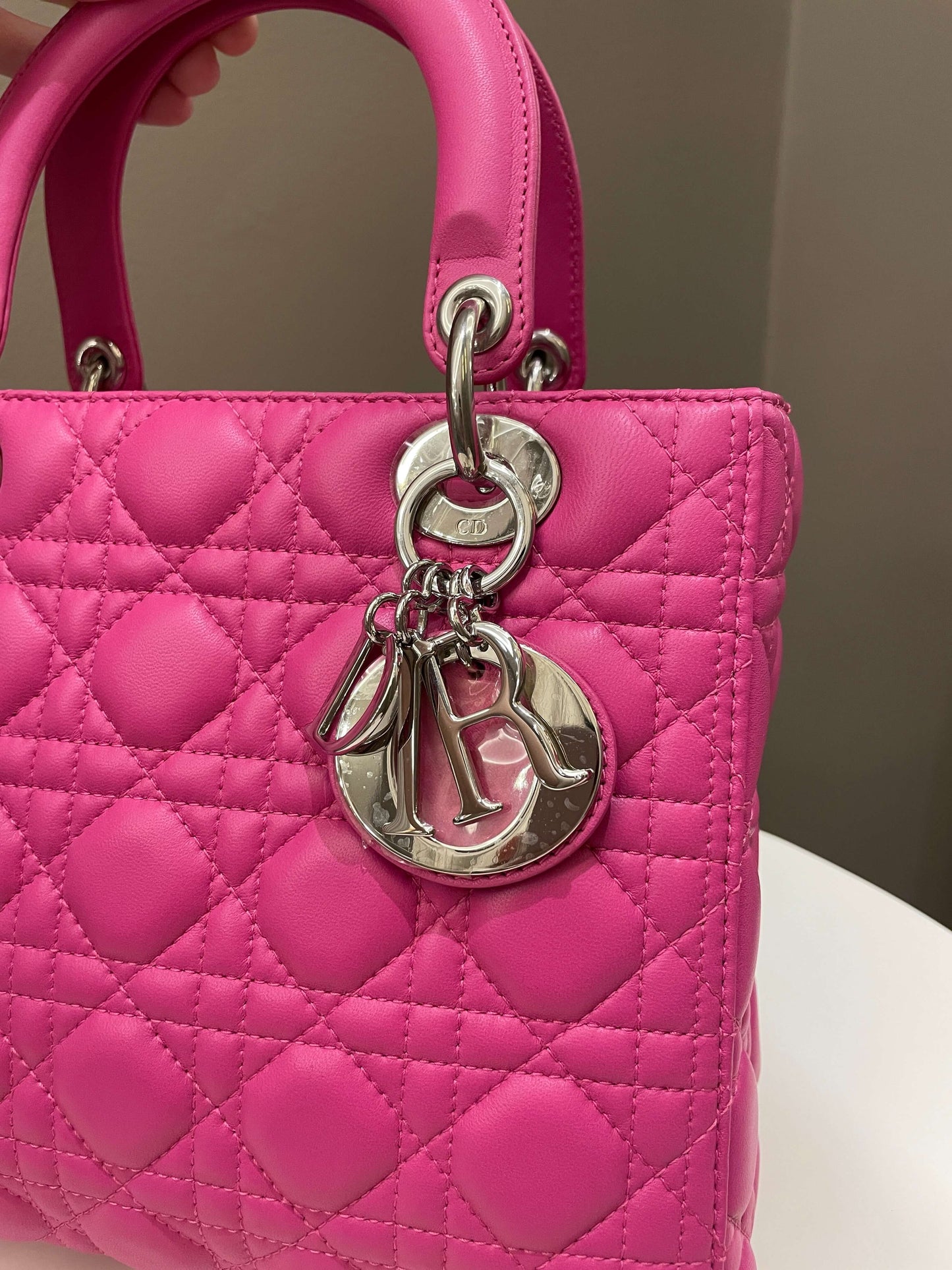 Dior Classic Lady Dior Bubble Gum Pink Lambskin