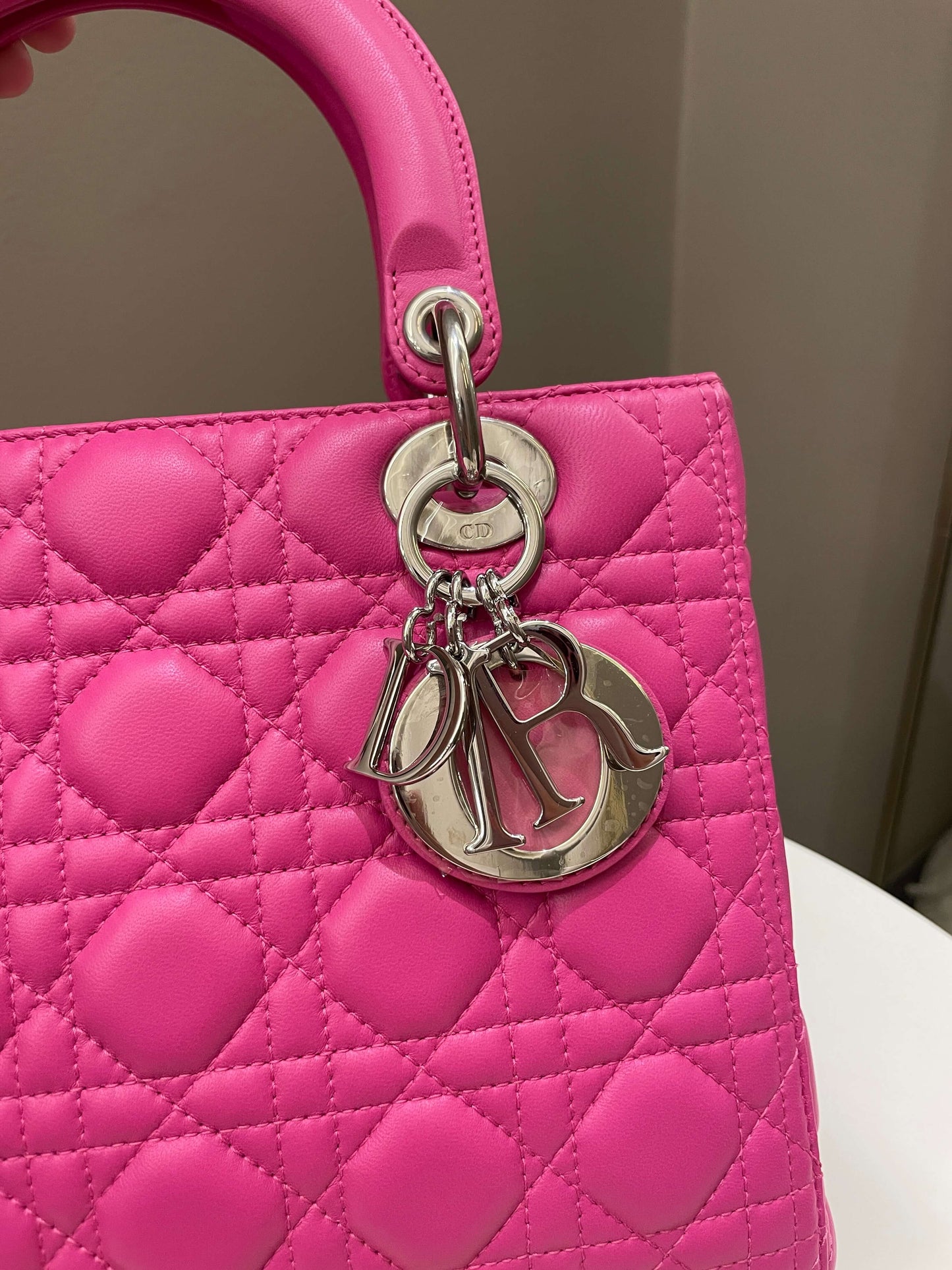 Dior Classic Lady Dior Bubble Gum Pink Lambskin