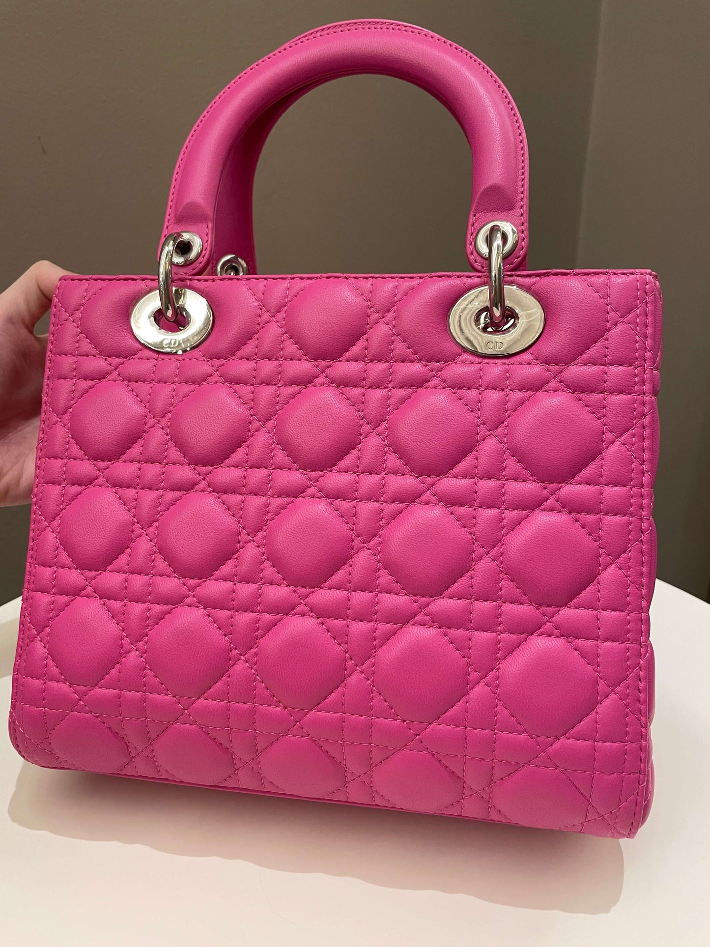 Dior Classic Lady Dior Bubble Gum Pink Lambskin