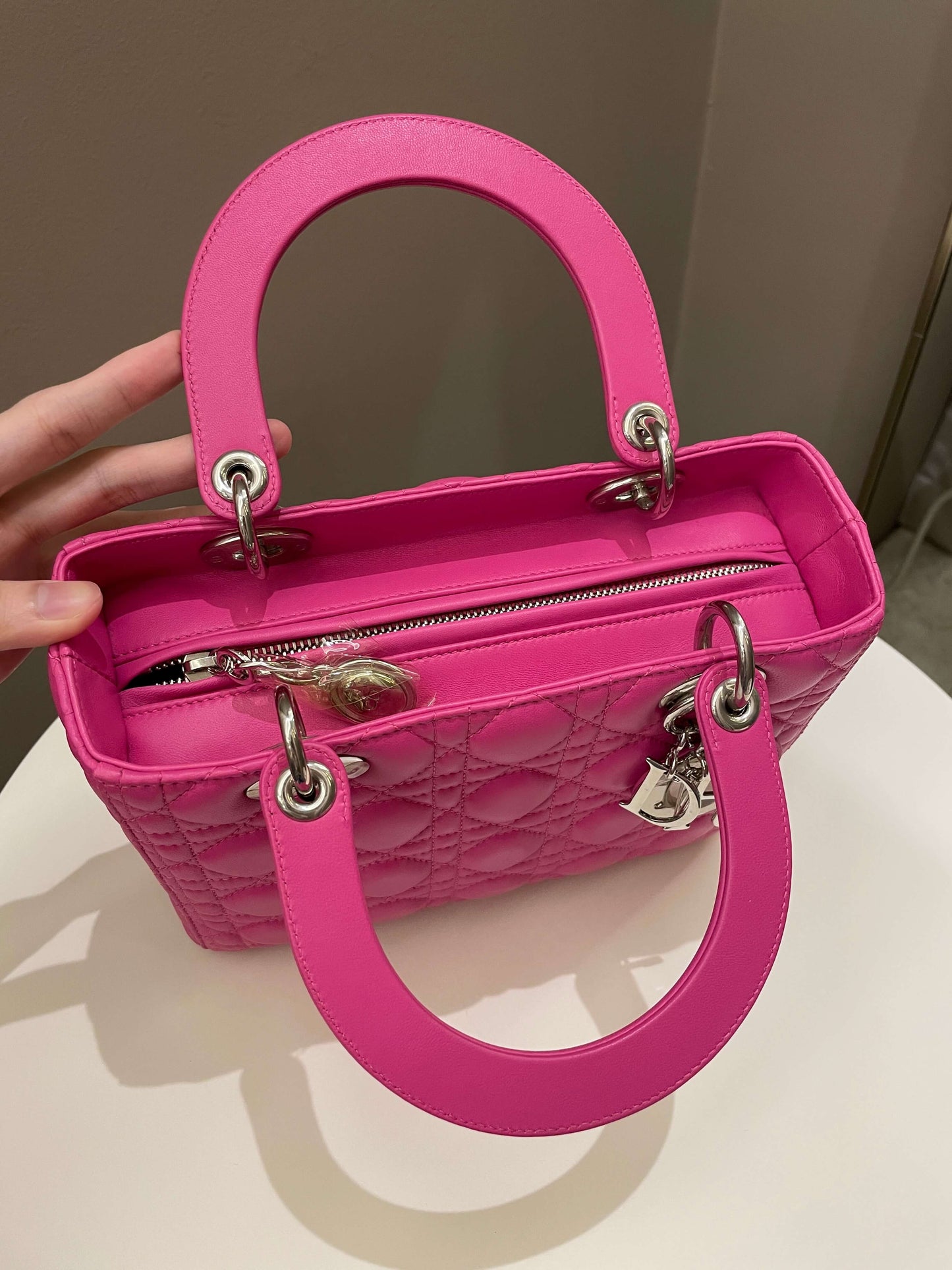 Dior Classic Lady Dior Bubble Gum Pink Lambskin