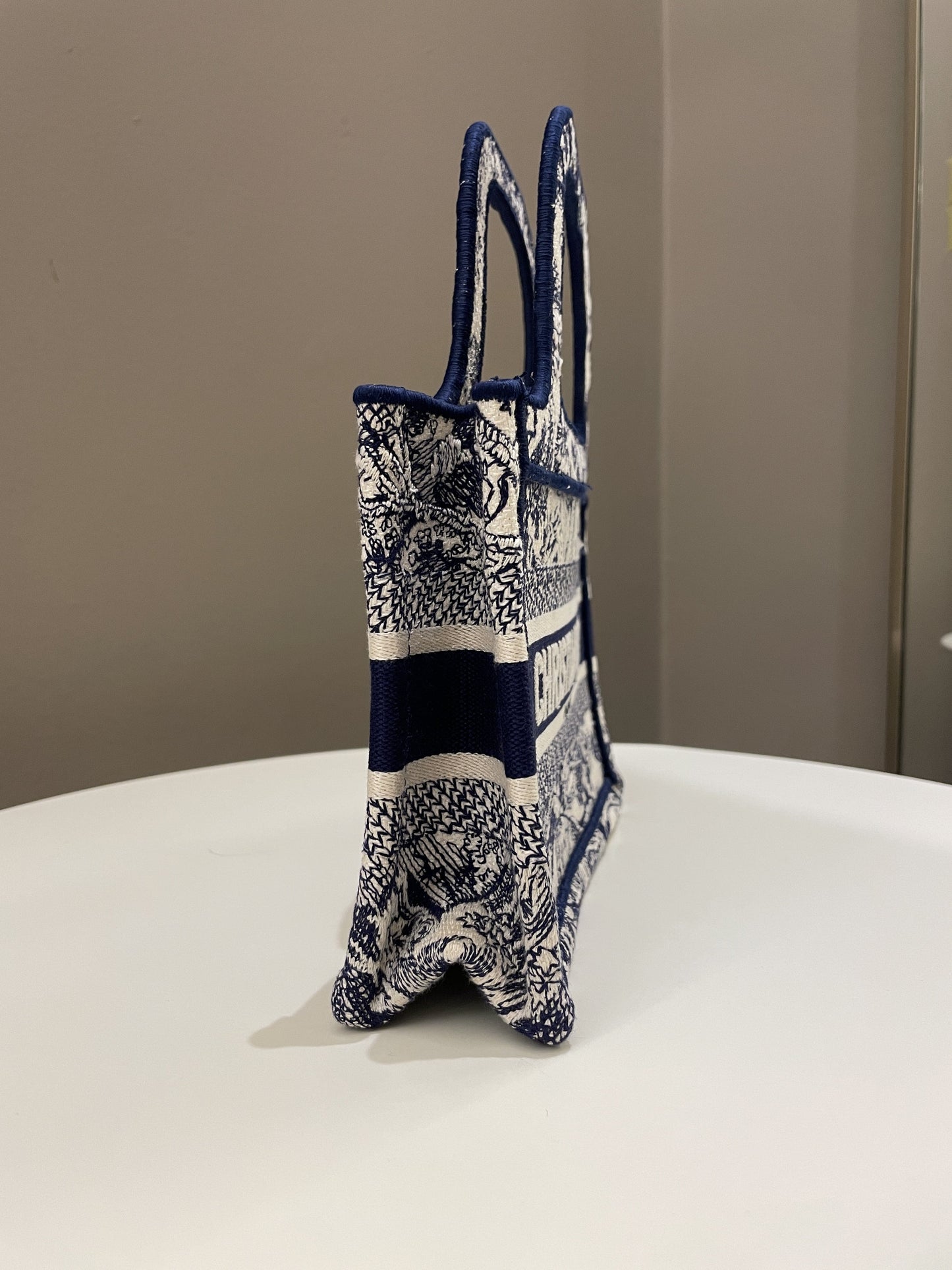 Dior Mini Book Tote Blue