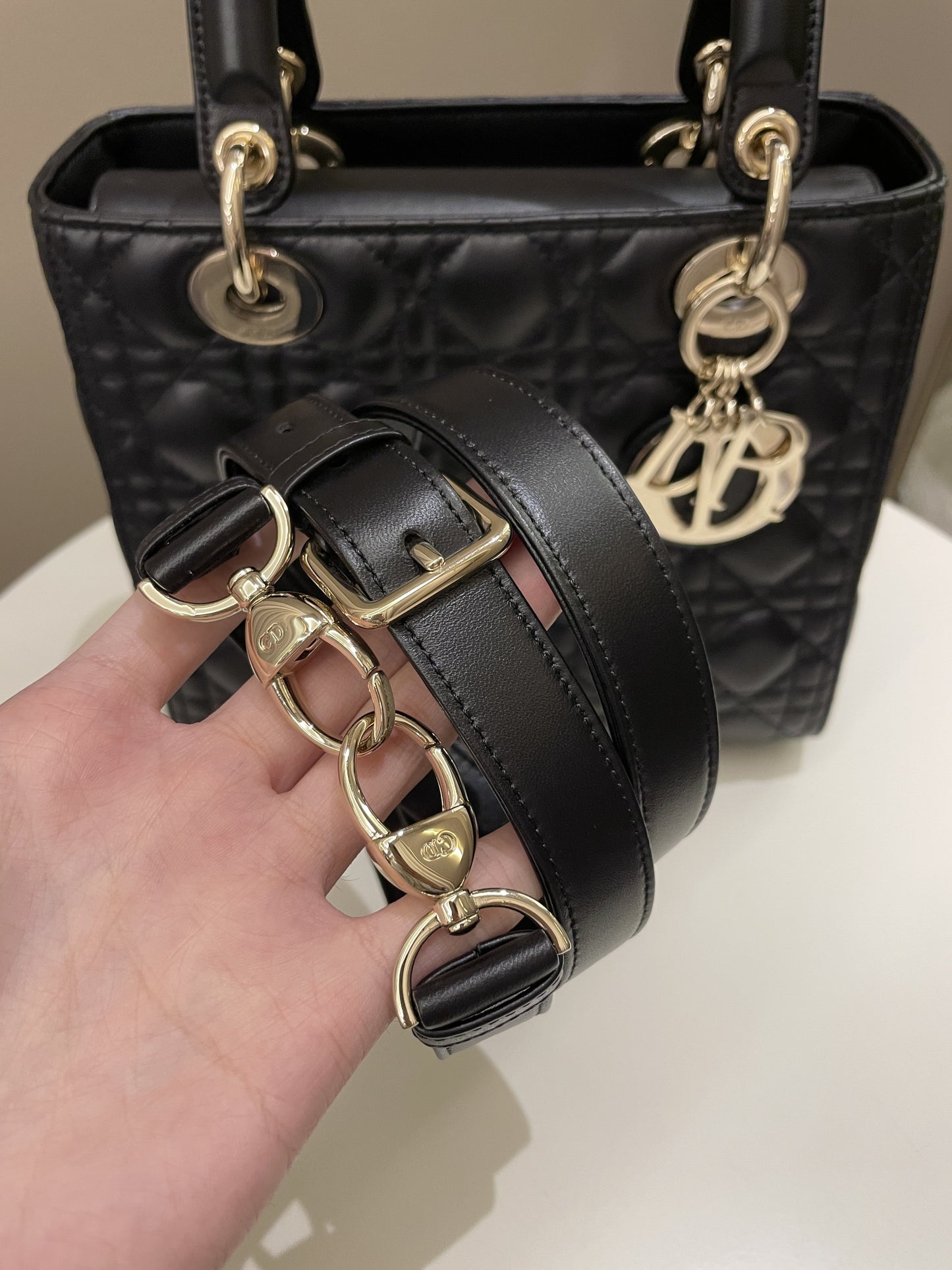 Dior Classic Lady Dior Black Lambskin