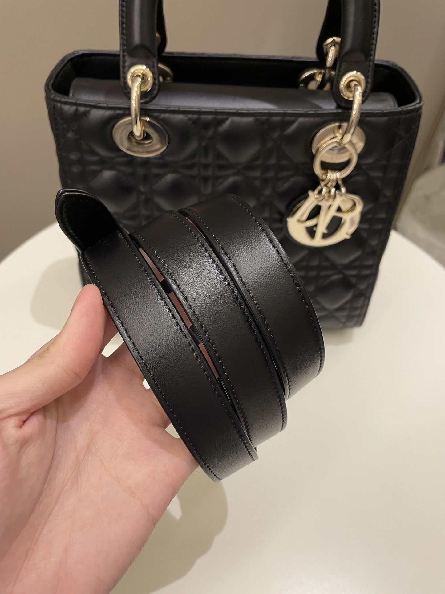 Dior Classic Lady Dior Black Lambskin