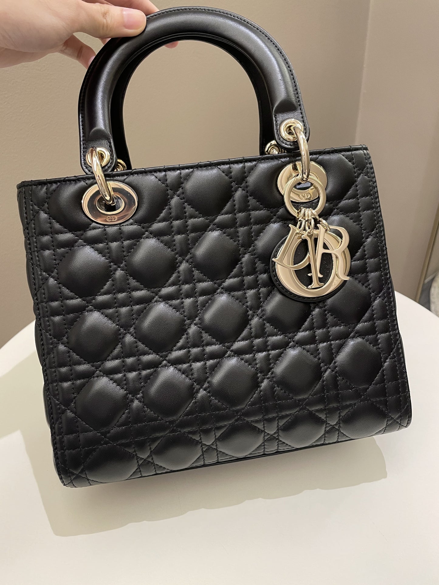 Dior Classic Lady Dior Black Lambskin