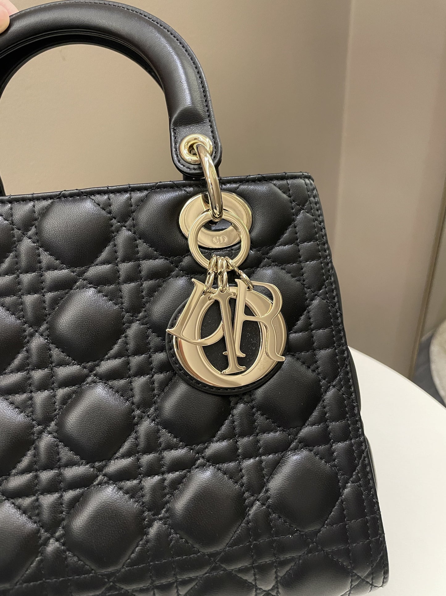 Dior Classic Lady Dior Black Lambskin