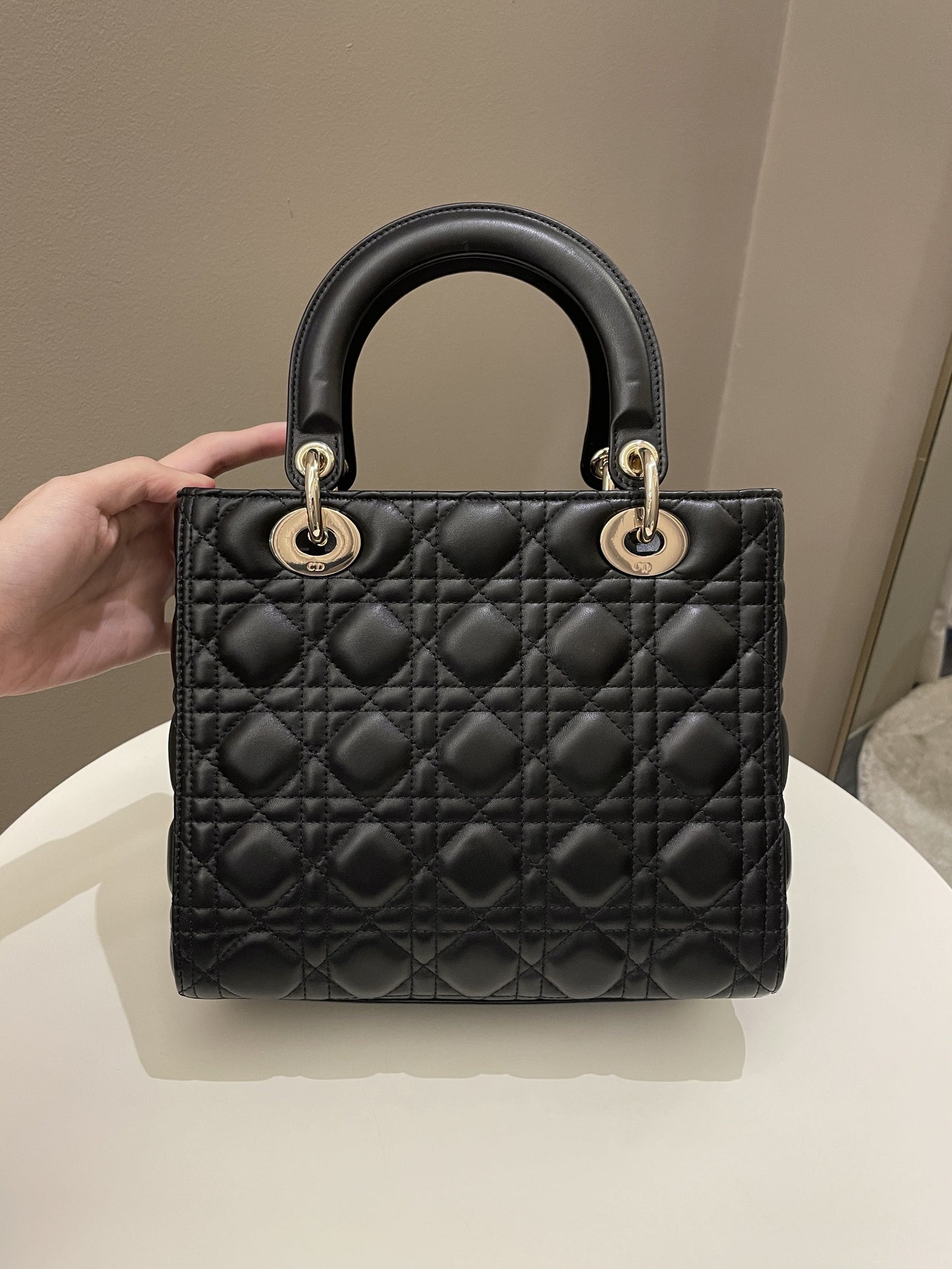 Dior Classic Lady Dior Black Lambskin