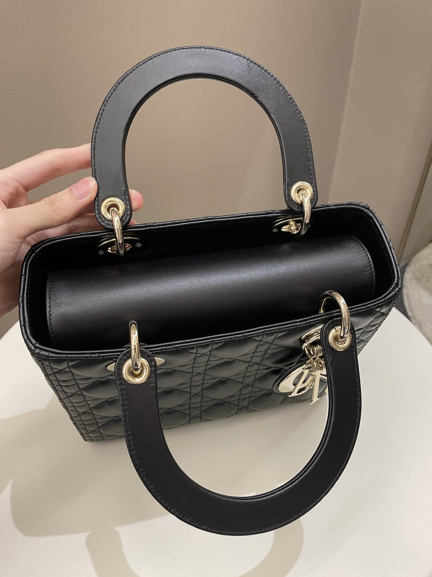 Dior Classic Lady Dior Black Lambskin