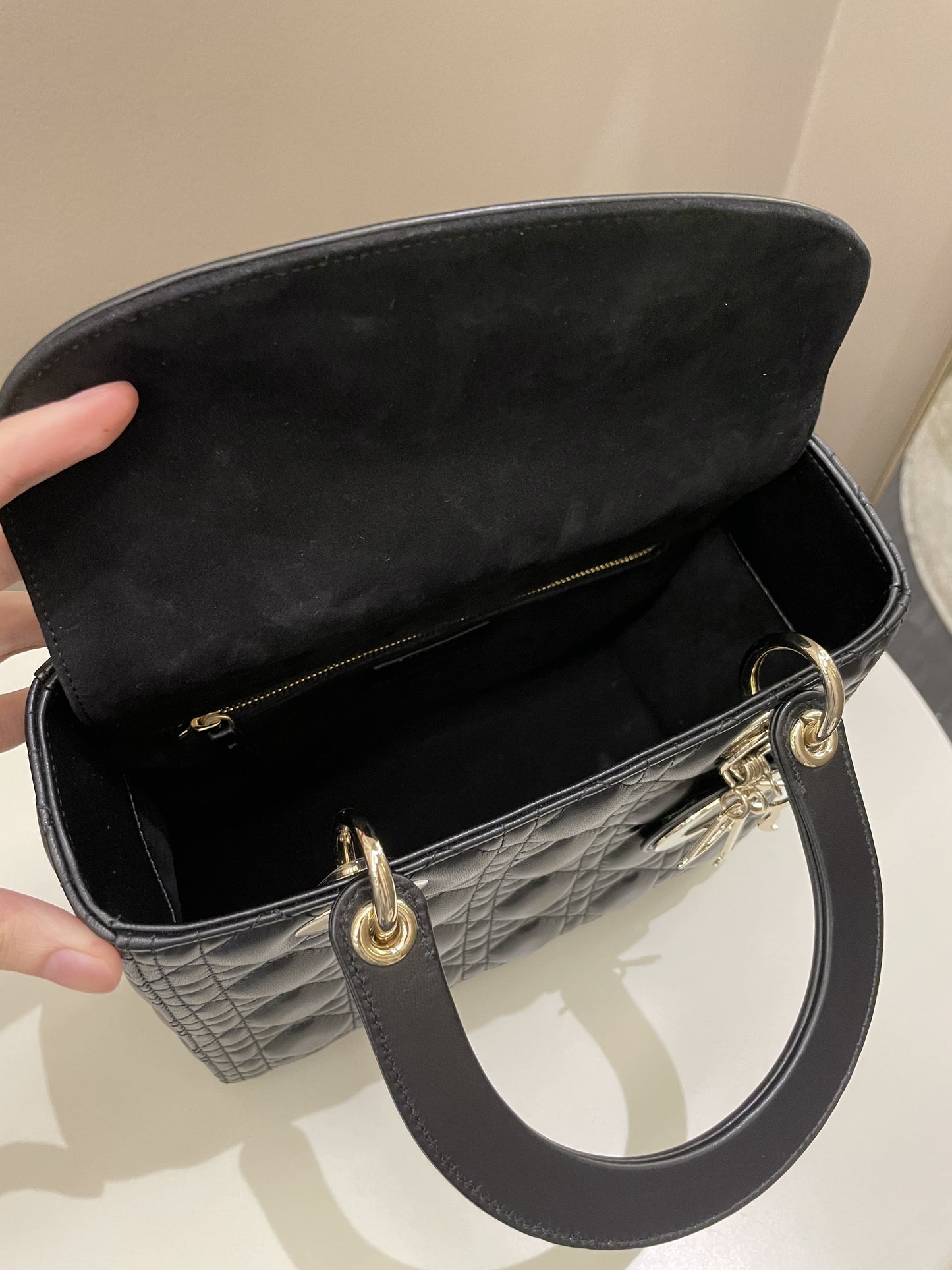 Dior Classic Lady Dior Black Lambskin