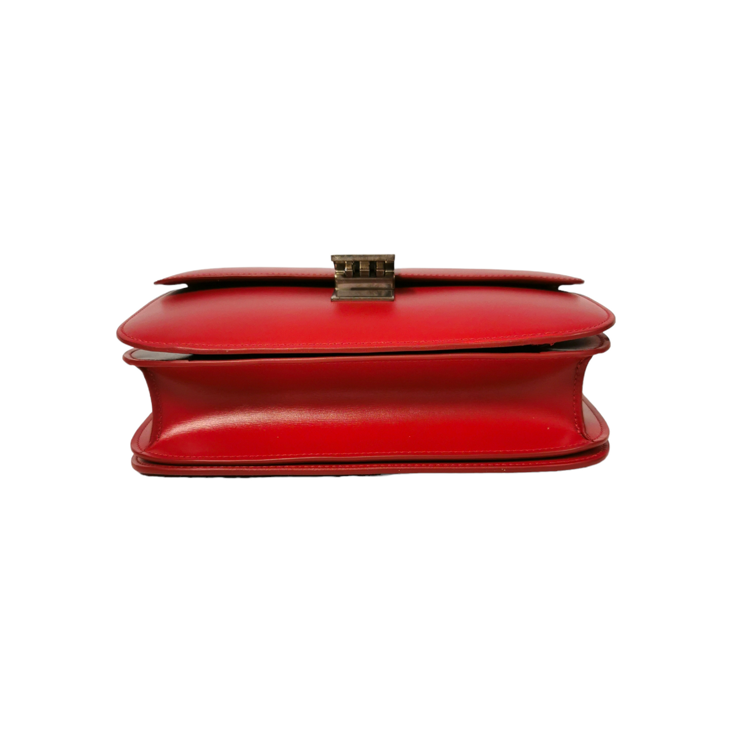 Celine Classic Box Medium Red Calfskin